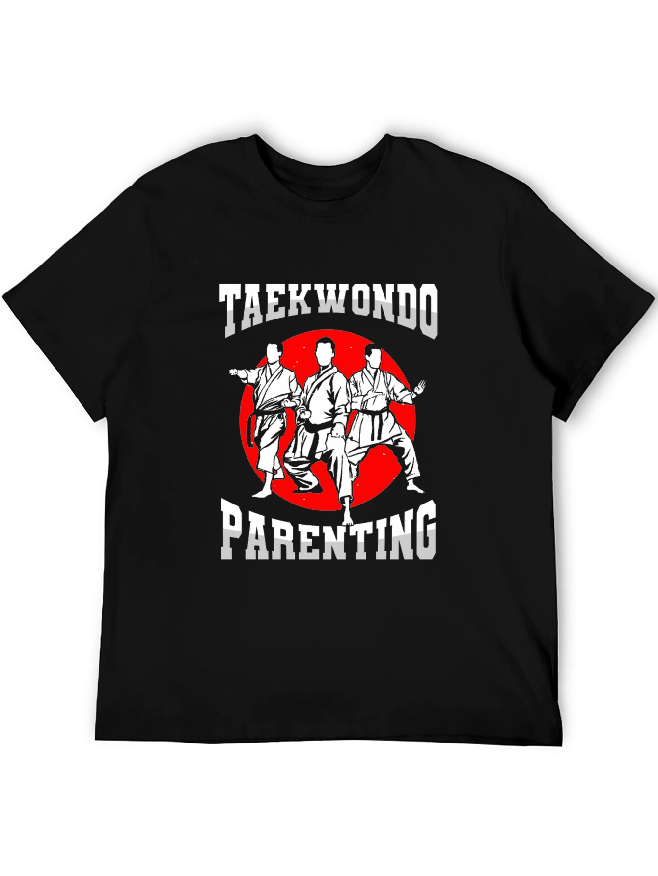 Taekwondo Parenting Black T-Shirt