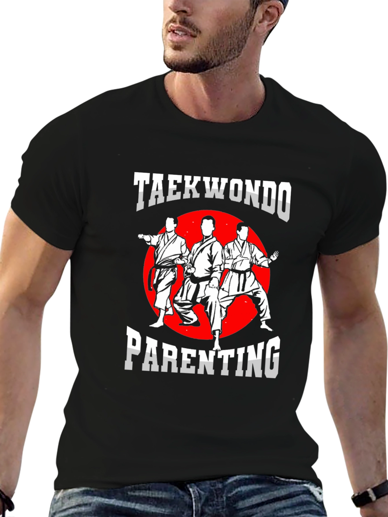 Taekwondo Parenting Black T-Shirt