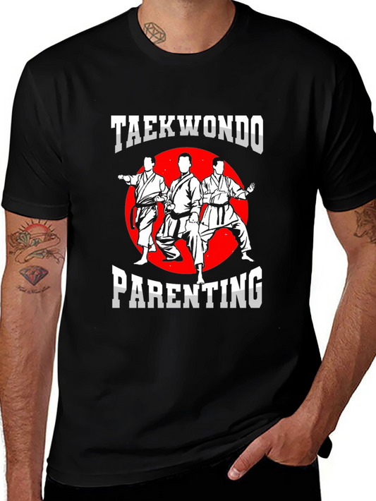 Taekwondo Parenting Black T-Shirt