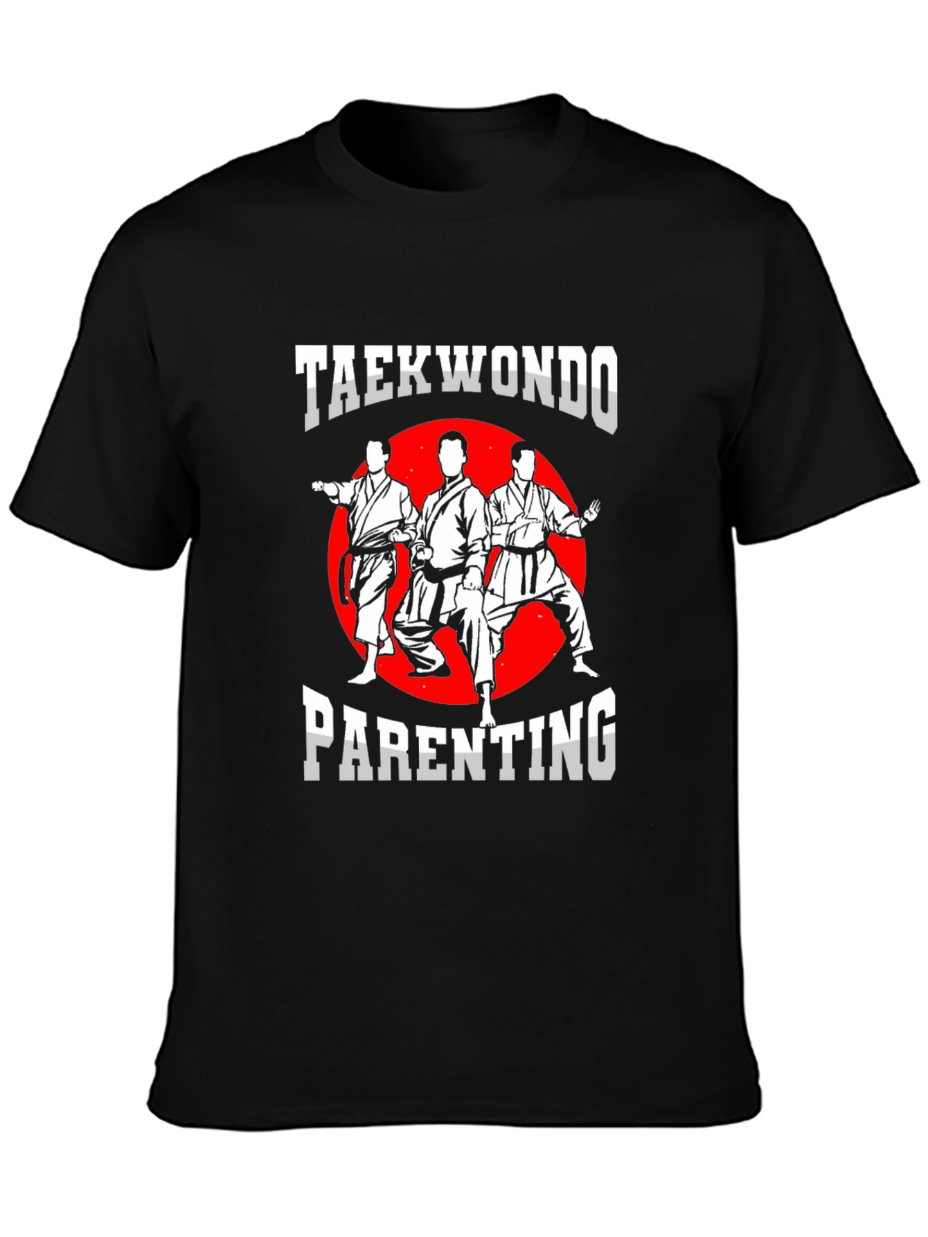 Taekwondo Parenting Black T-Shirt