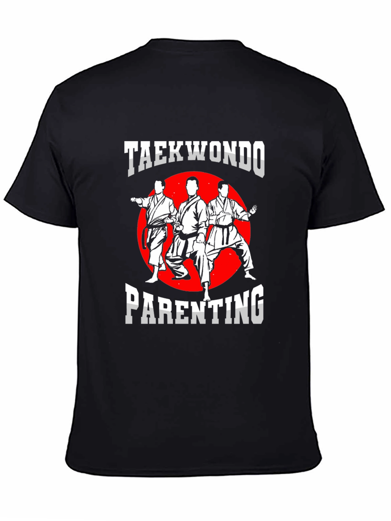 Taekwondo Parenting Black T-Shirt