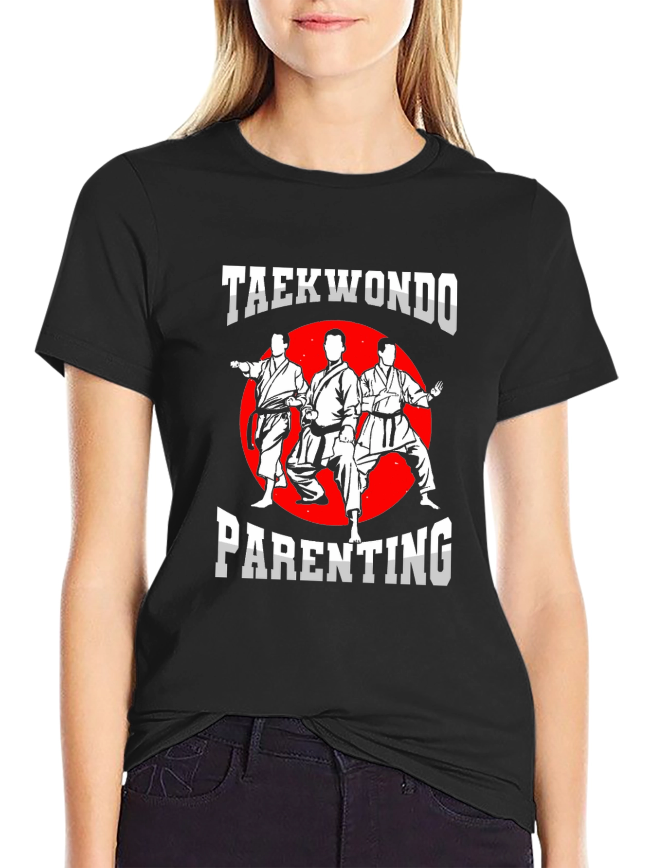 Taekwondo Parenting Black T-Shirt