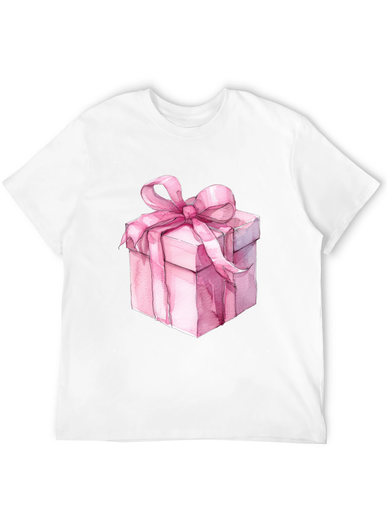 Pink Gift Box Graphic Tee