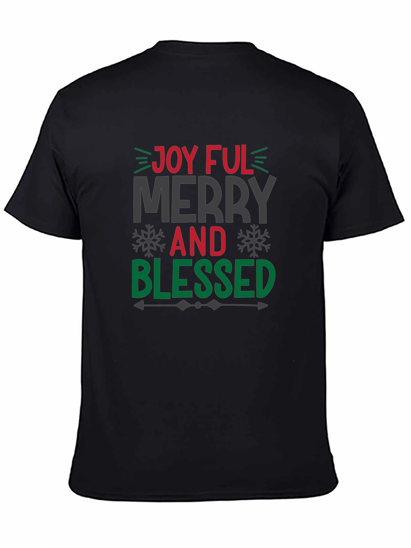 Joyful Merry and Blessed Christmas T-Shirt