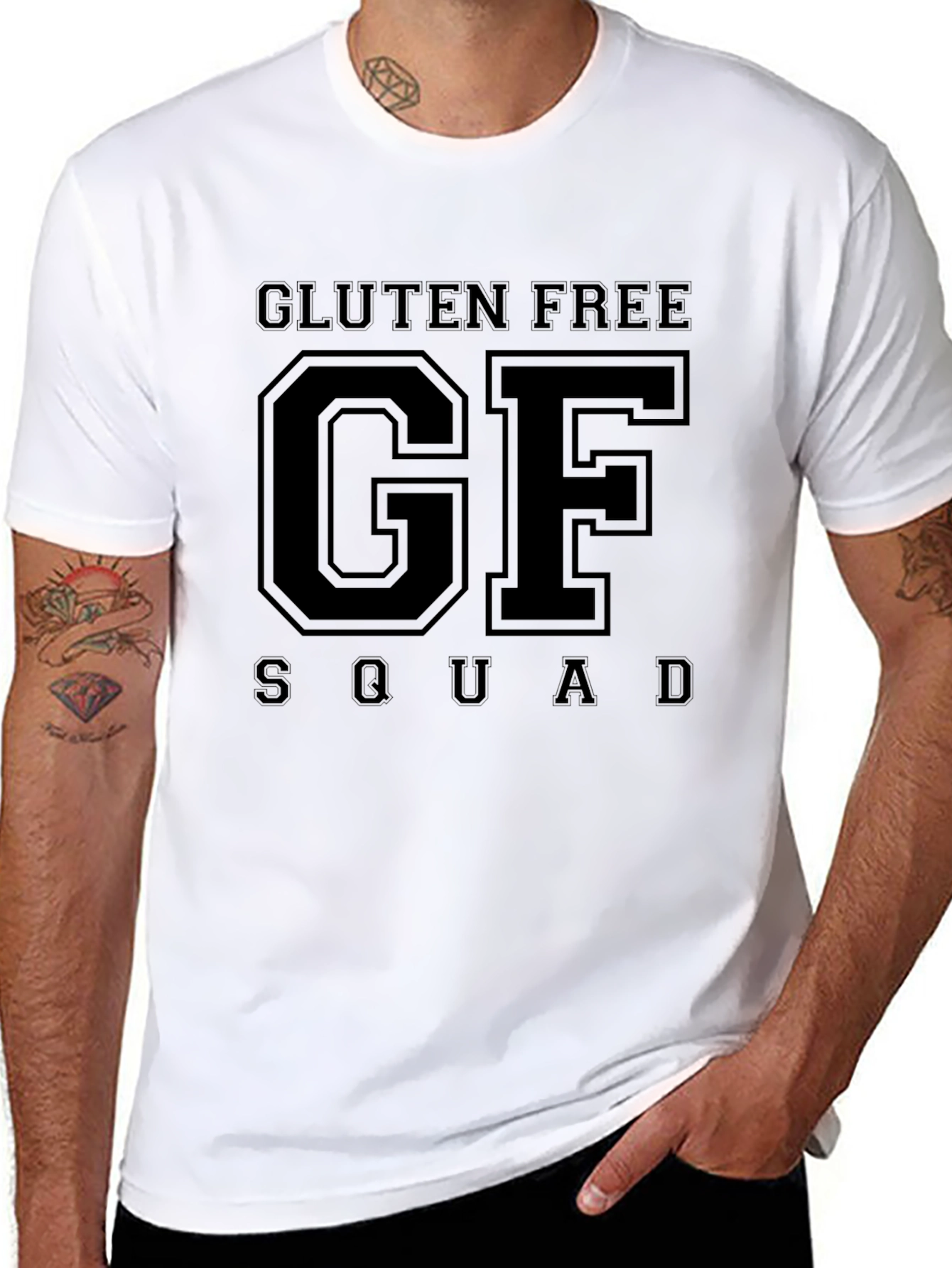 Gluten Free Squad Black T-Shirt