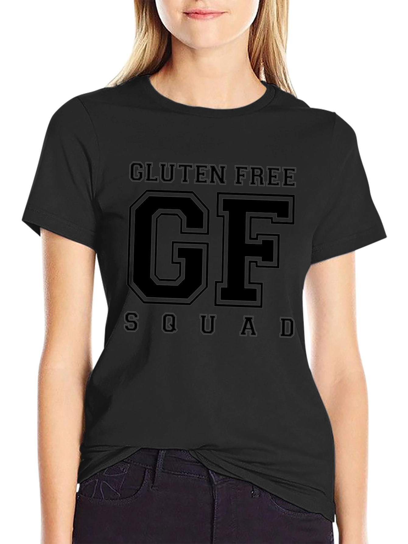 Gluten Free Squad Black T-Shirt