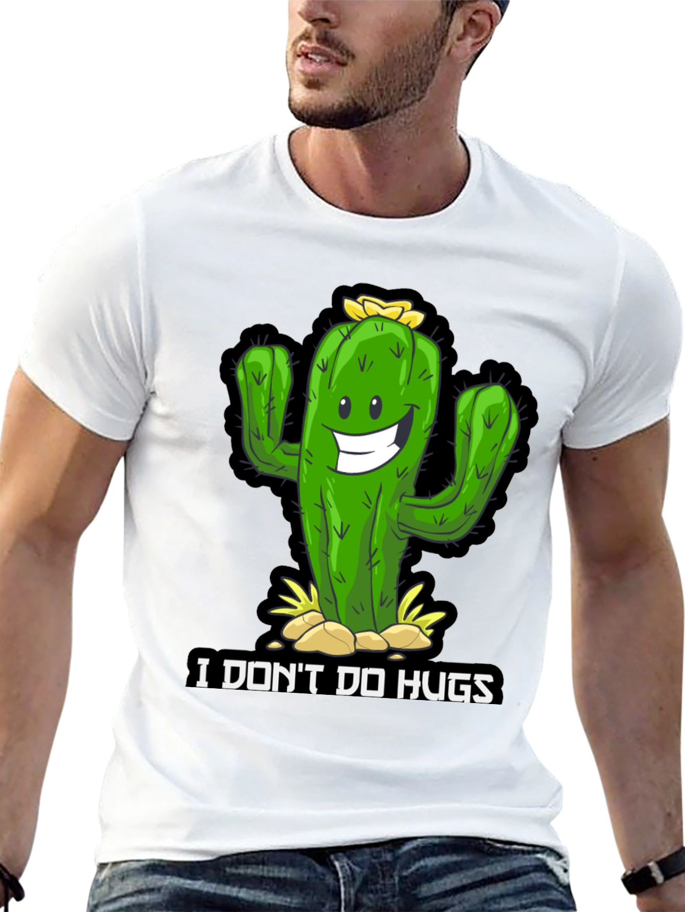Funny Cactus T-Shirt - I Dont Do Hugs