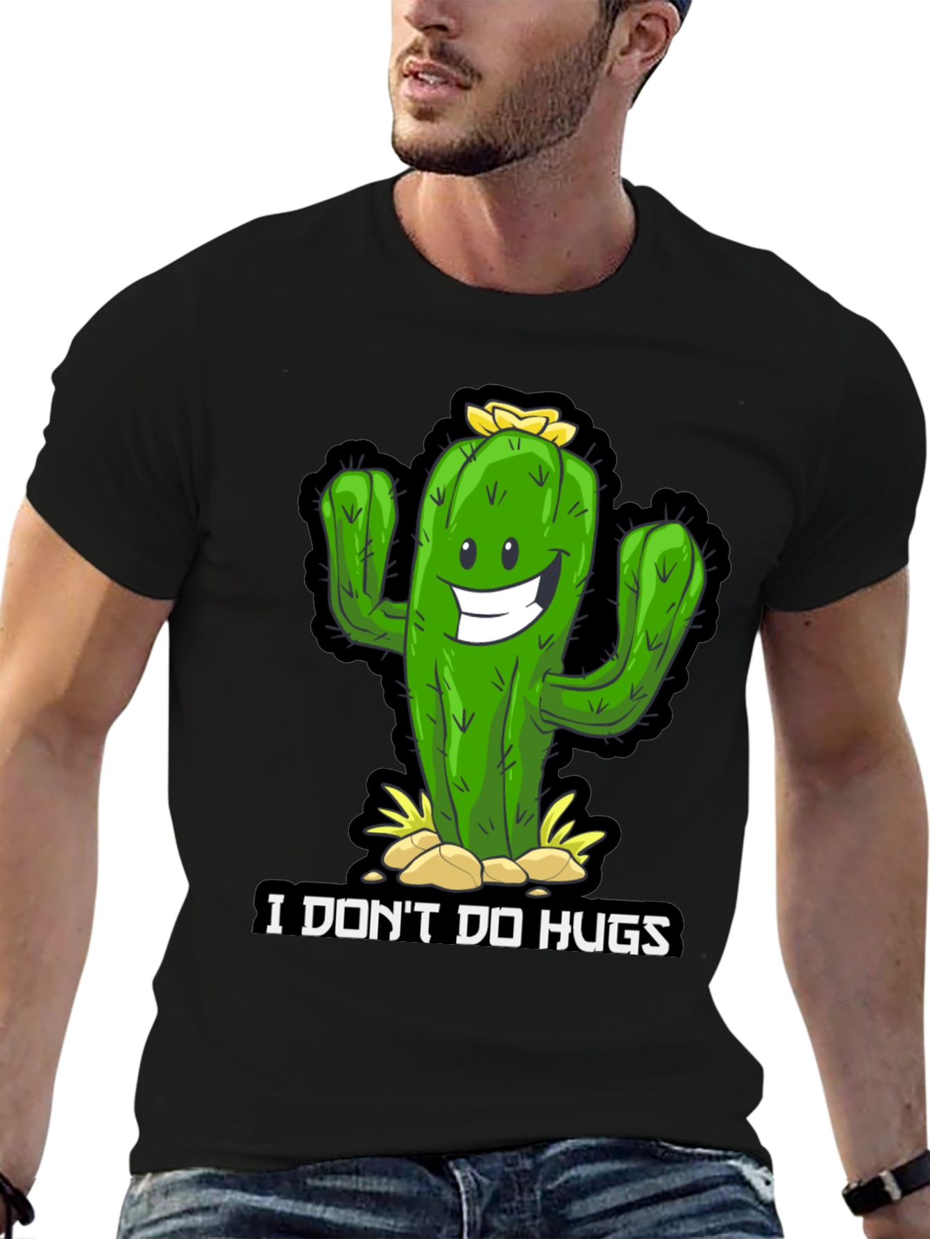 Funny Cactus T-Shirt - I Dont Do Hugs