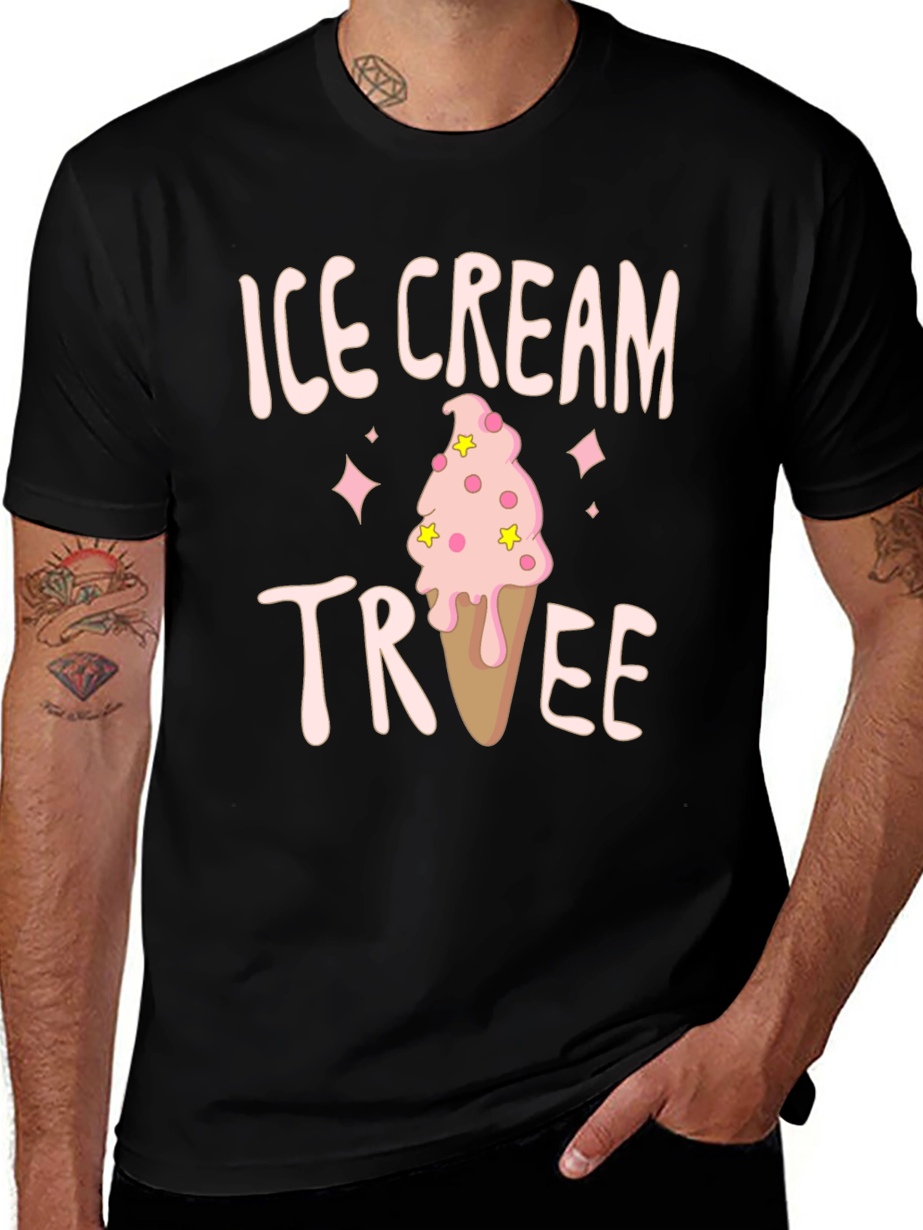Ice Cream Tree Graphic Tee