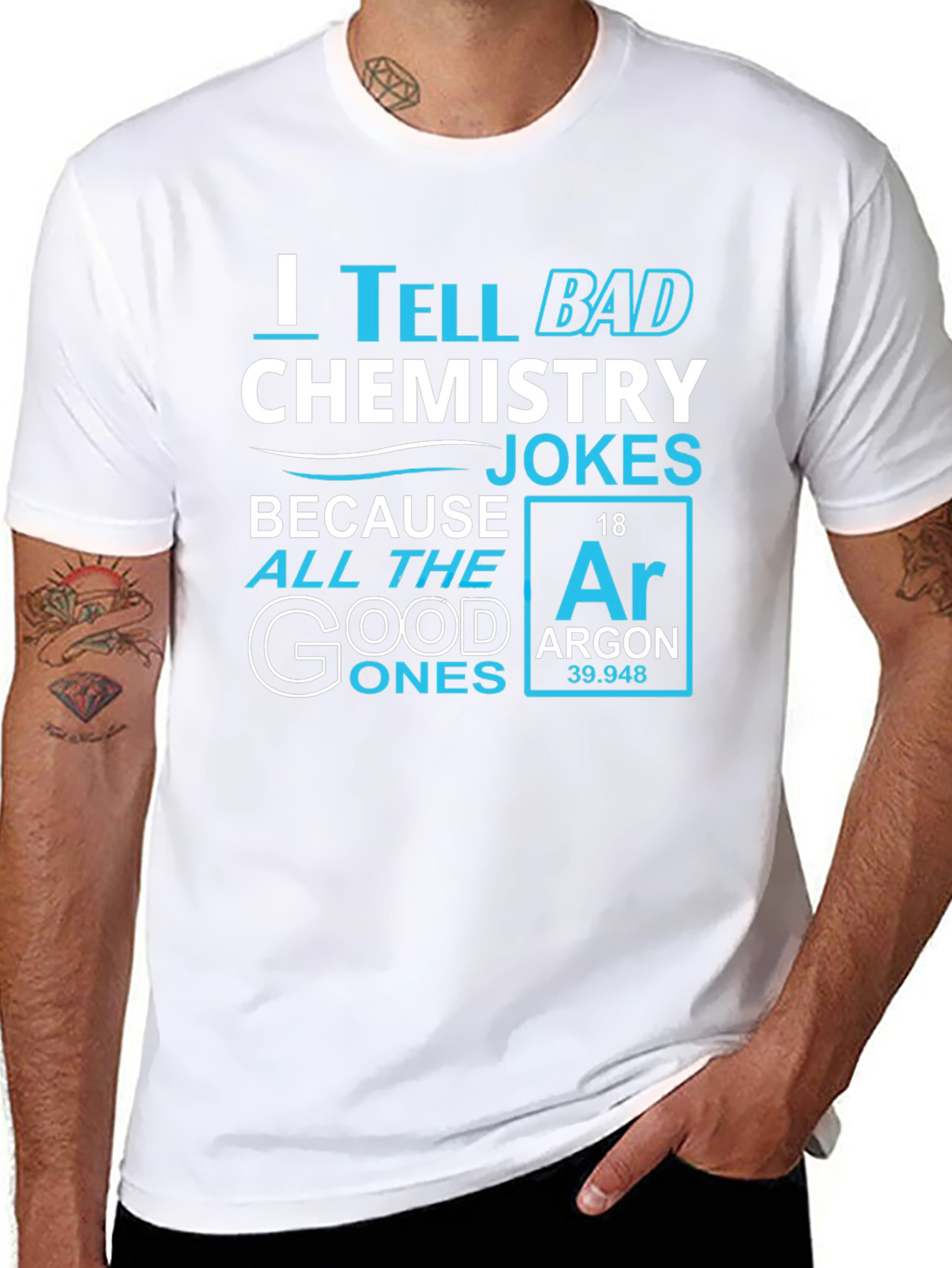 Chemistry Jokes T-Shirt - Argon Element Tee