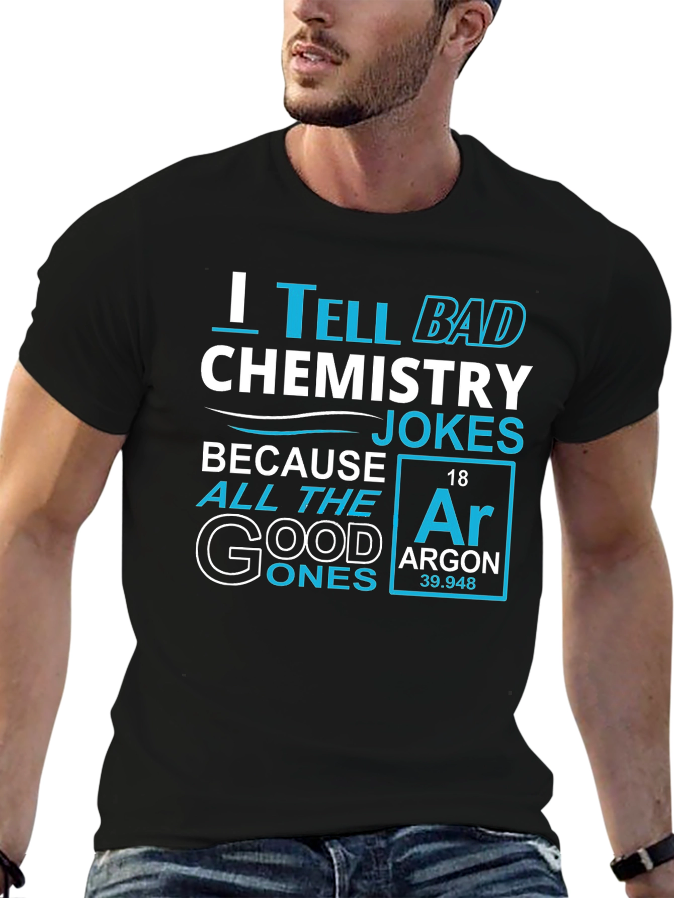 Chemistry Jokes T-Shirt - Argon Element Tee