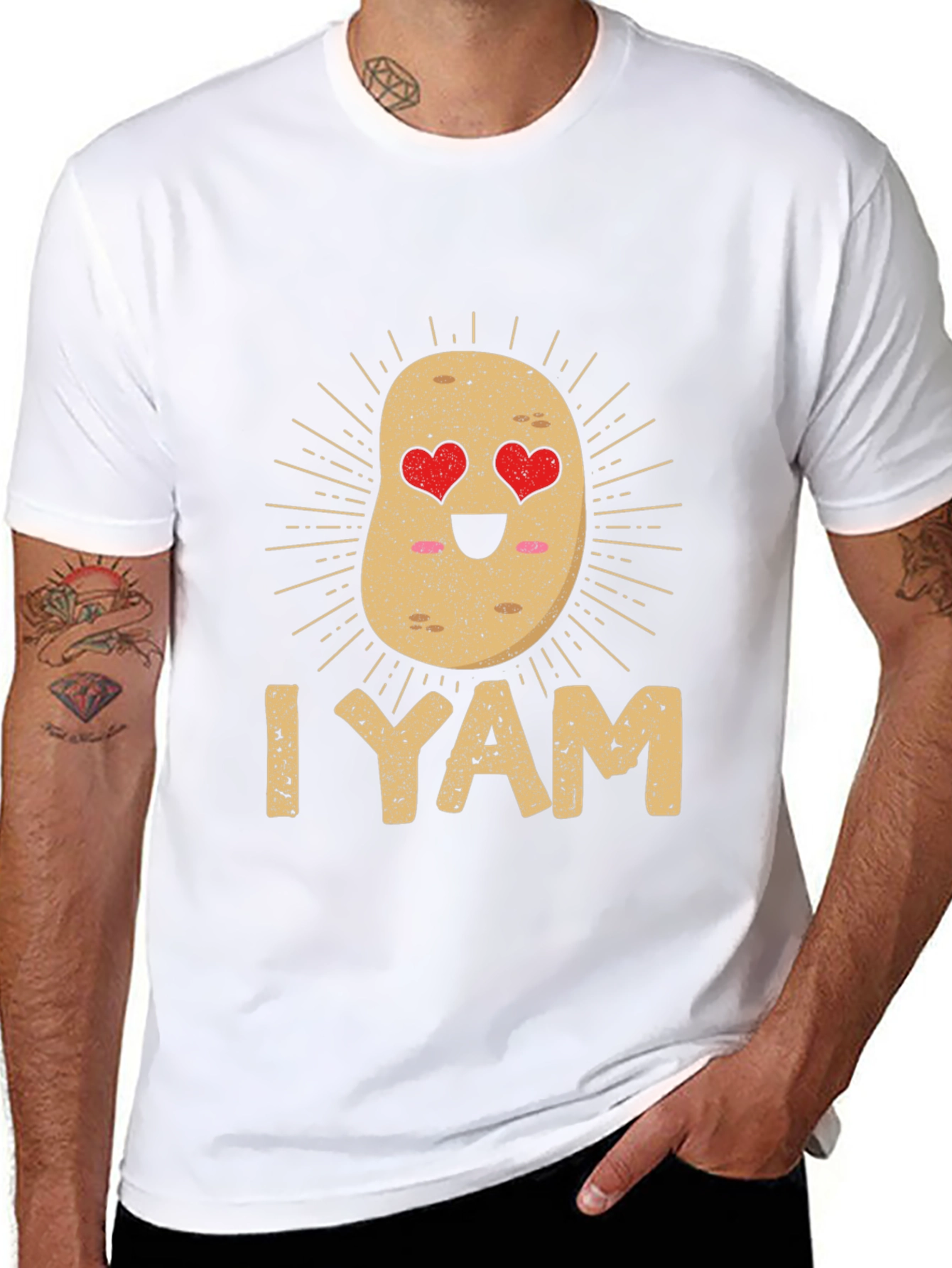 I Yam Cute Potato Graphic Tee - Unisex