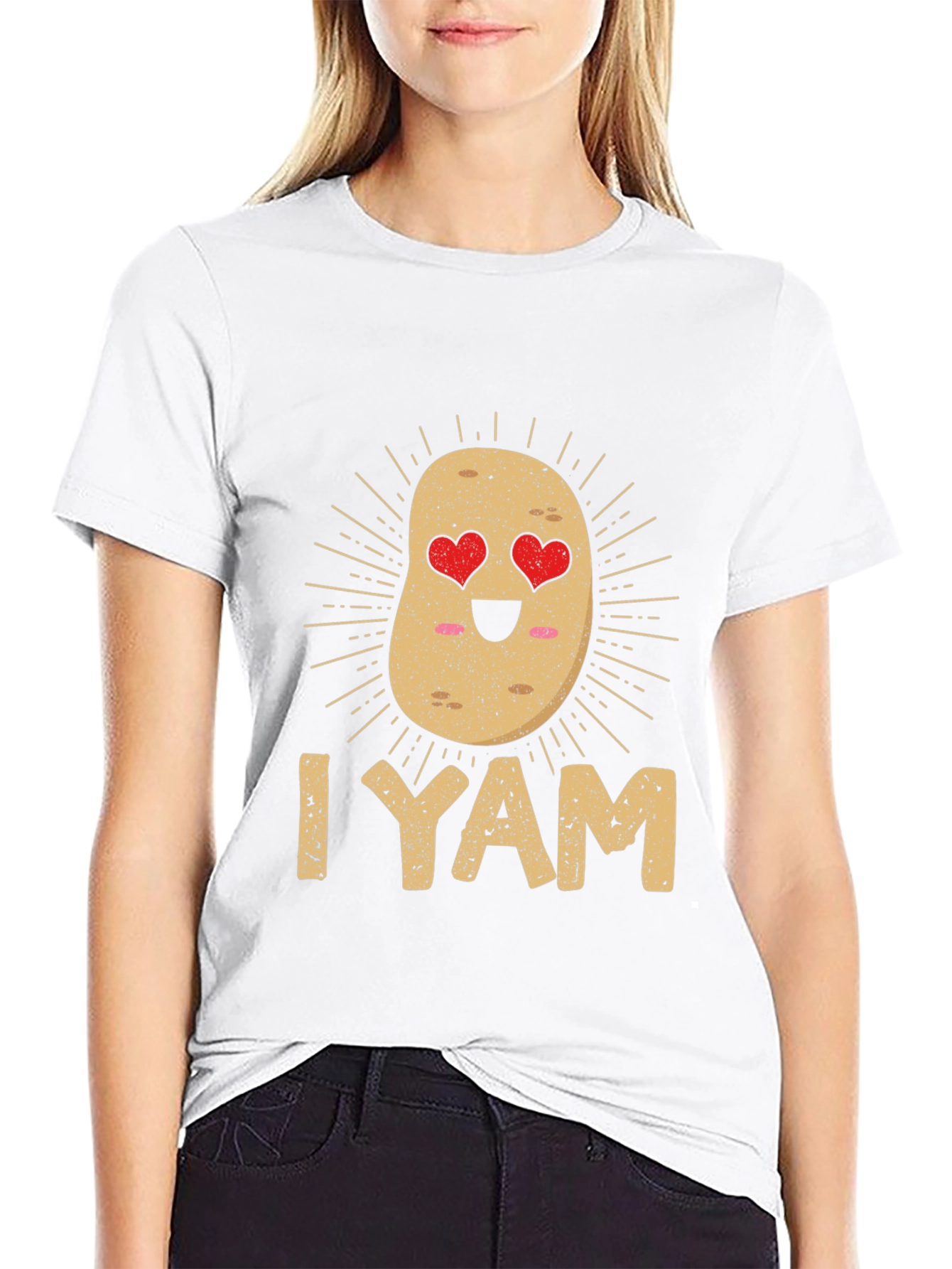 I Yam Cute Potato Graphic Tee - Unisex