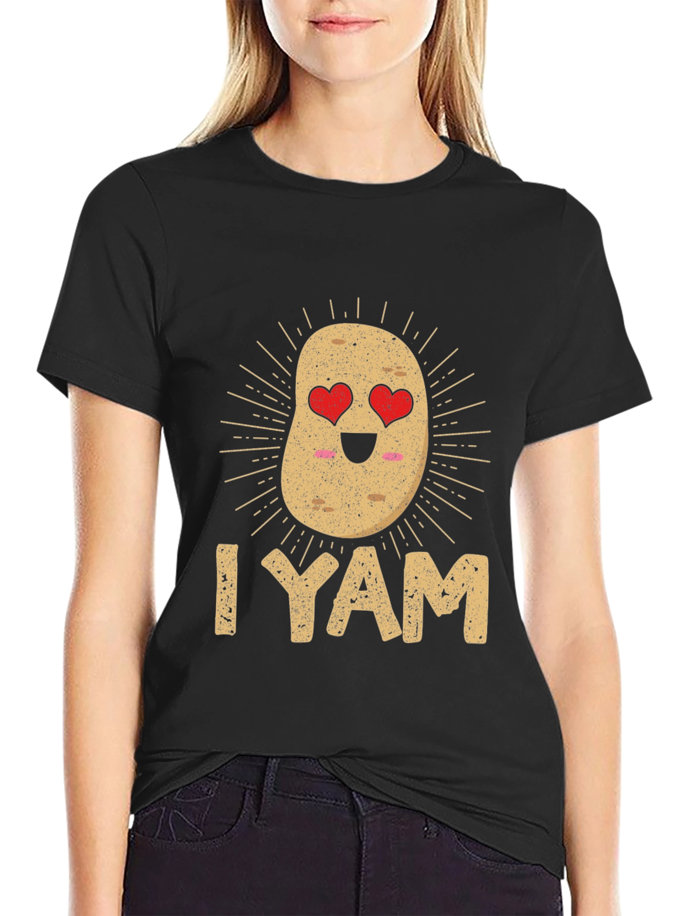 I Yam Cute Potato Graphic Tee - Unisex