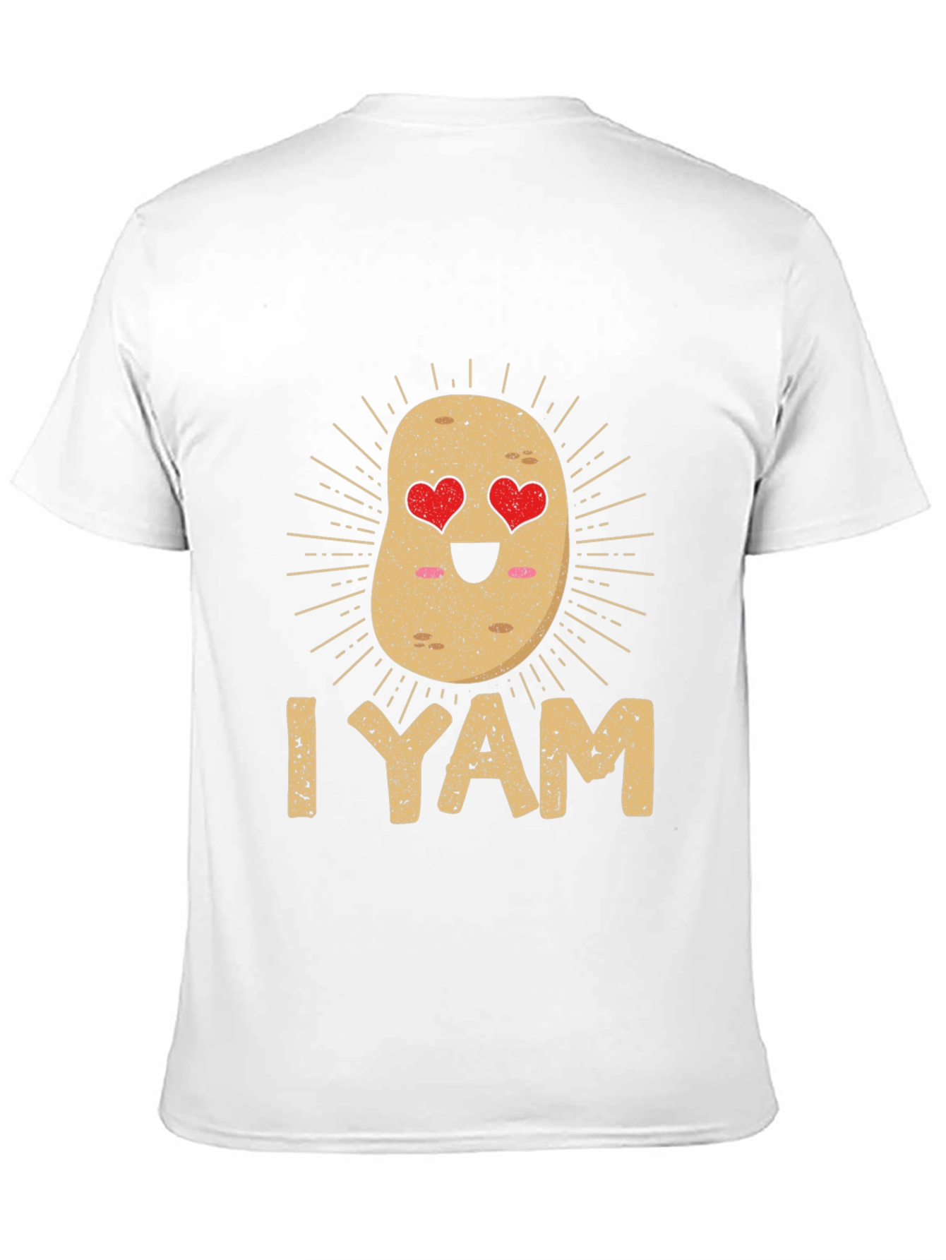 I Yam Cute Potato Graphic Tee - Unisex
