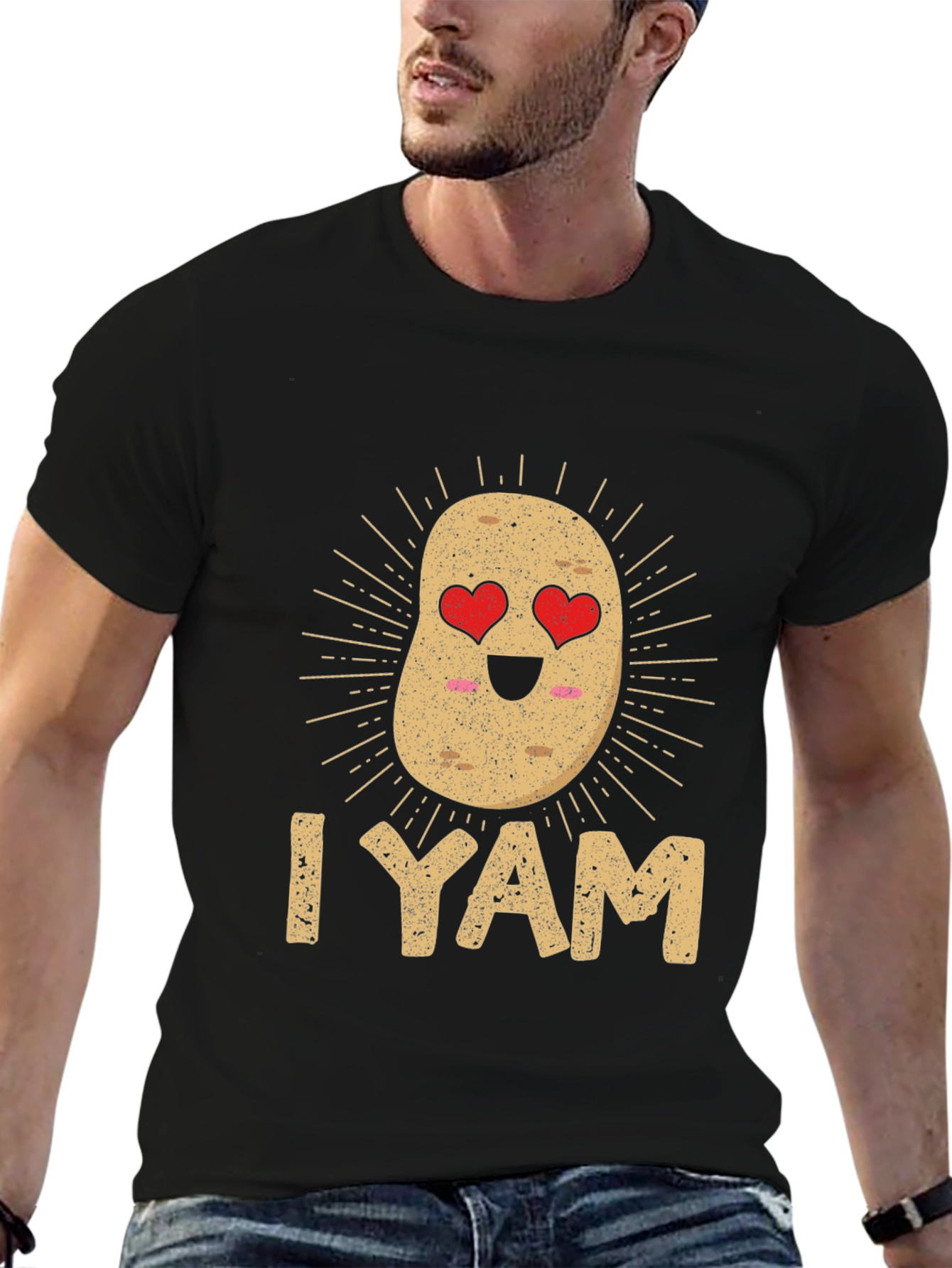 I Yam Cute Potato Graphic Tee - Unisex