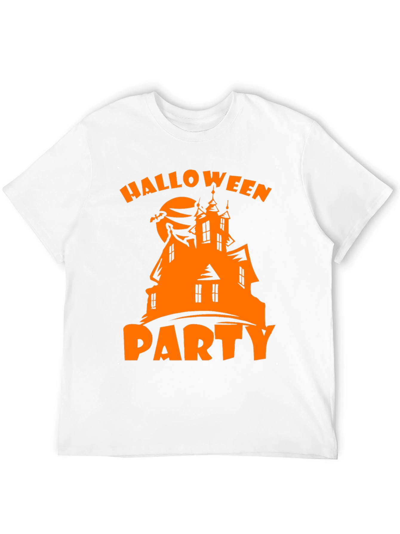 Halloween Party Haunted House Graphic Tee