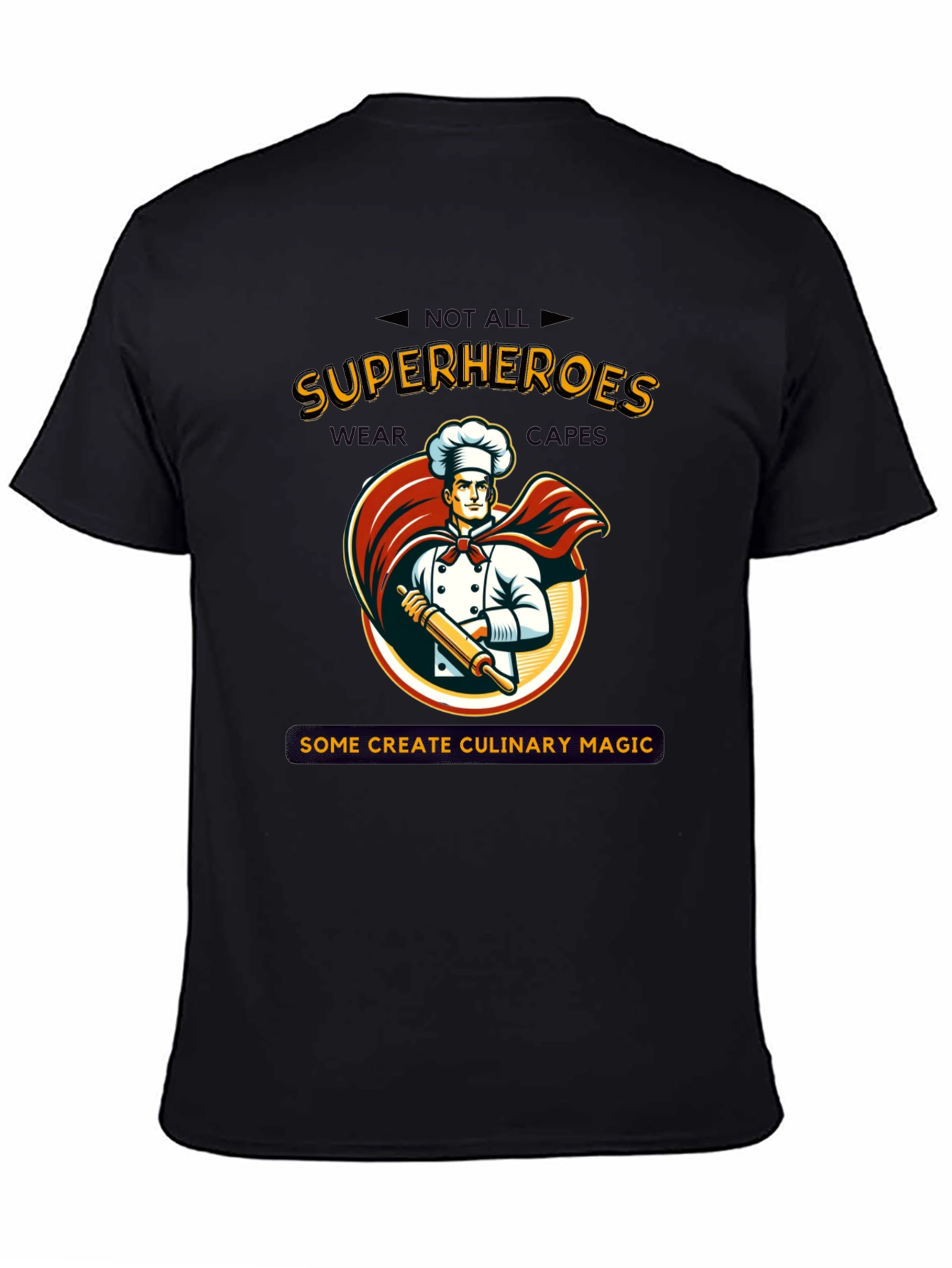 Culinary Superhero T-Shirt: Chef Design
