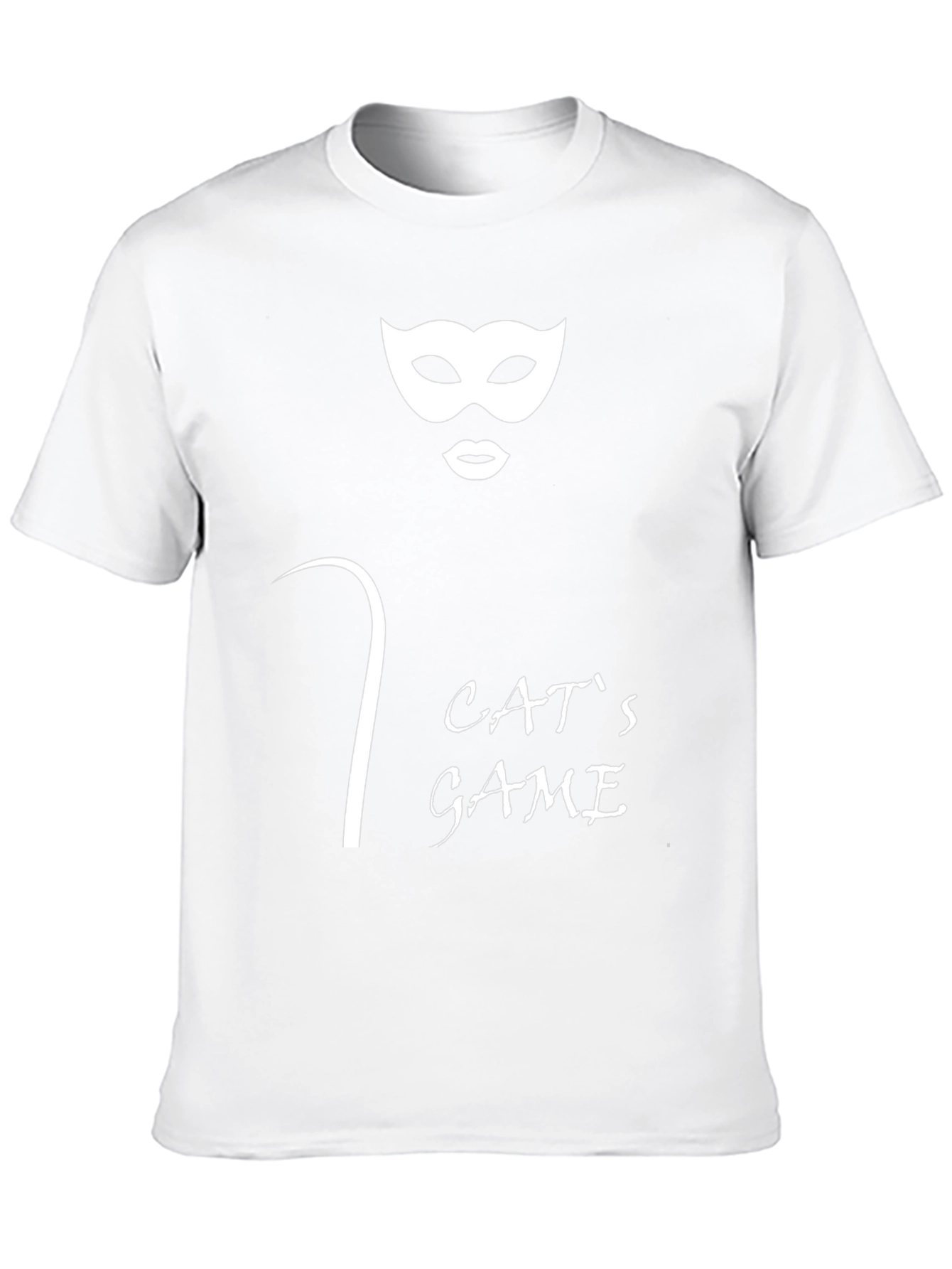 Cats Game Graphic Tee - Black Unisex T-Shirt