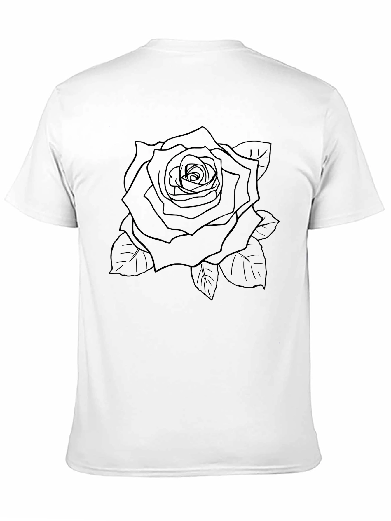 Black Rose Graphic Tee - Stylish Menswear