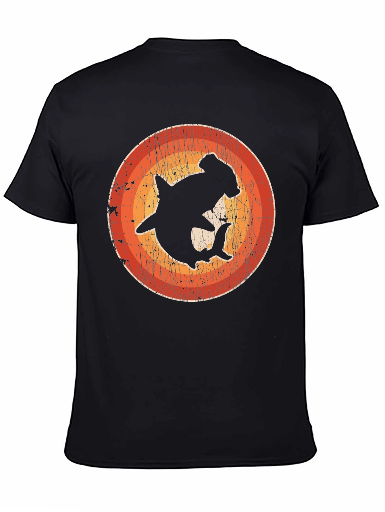 Retro Hammerhead Shark Graphic T-Shirt