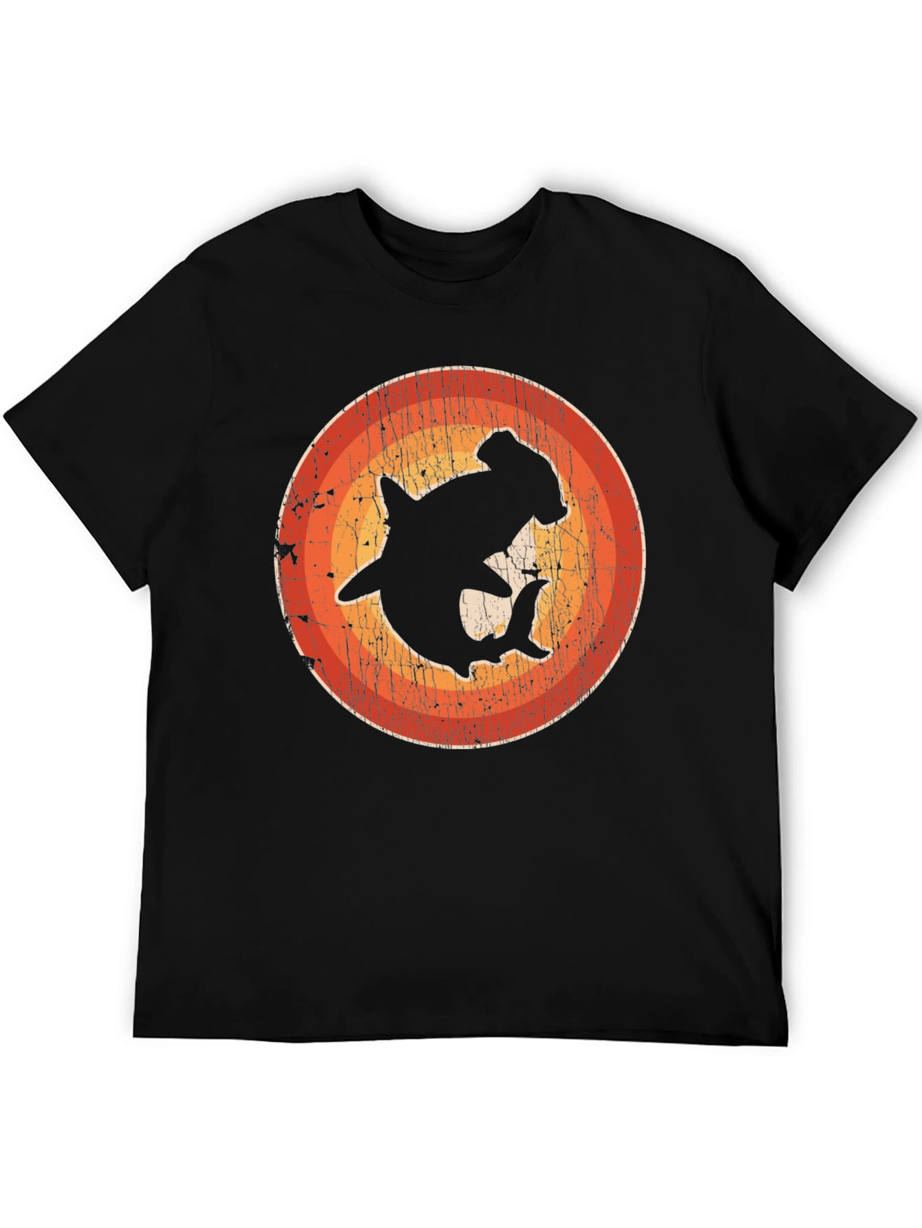 Retro Hammerhead Shark Graphic T-Shirt