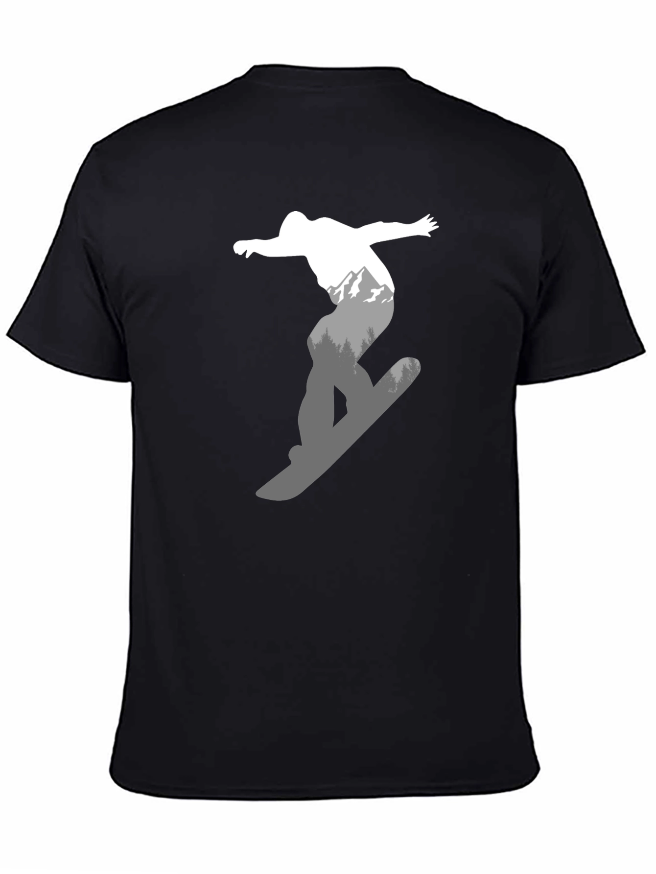 Snowboarder Graphic Tee - Ride the Mountains in Style