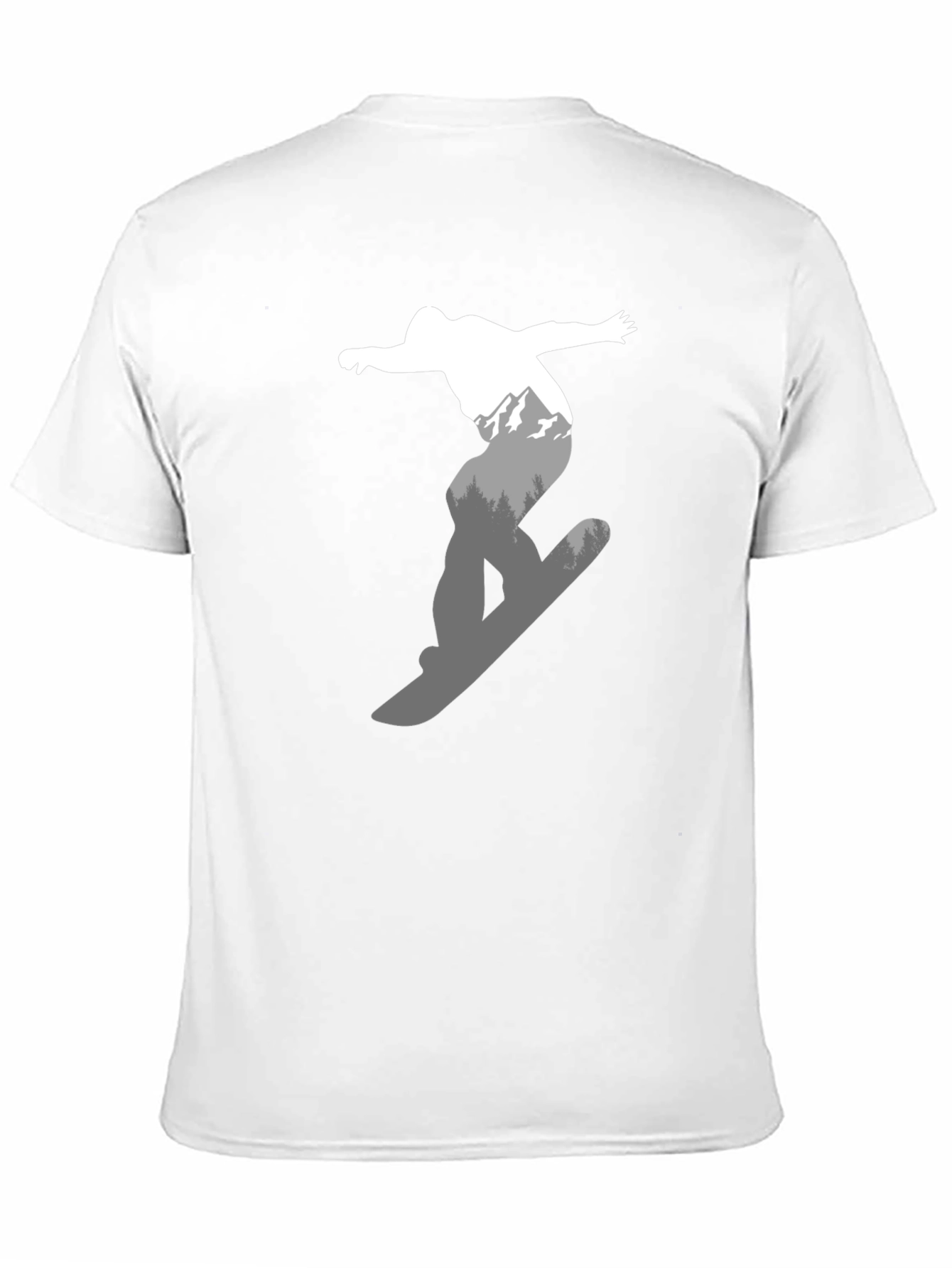 Snowboarder Graphic Tee - Ride the Mountains in Style