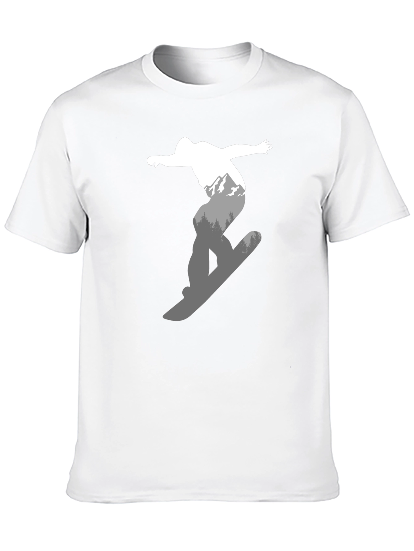 Snowboarder Graphic Tee - Ride the Mountains in Style