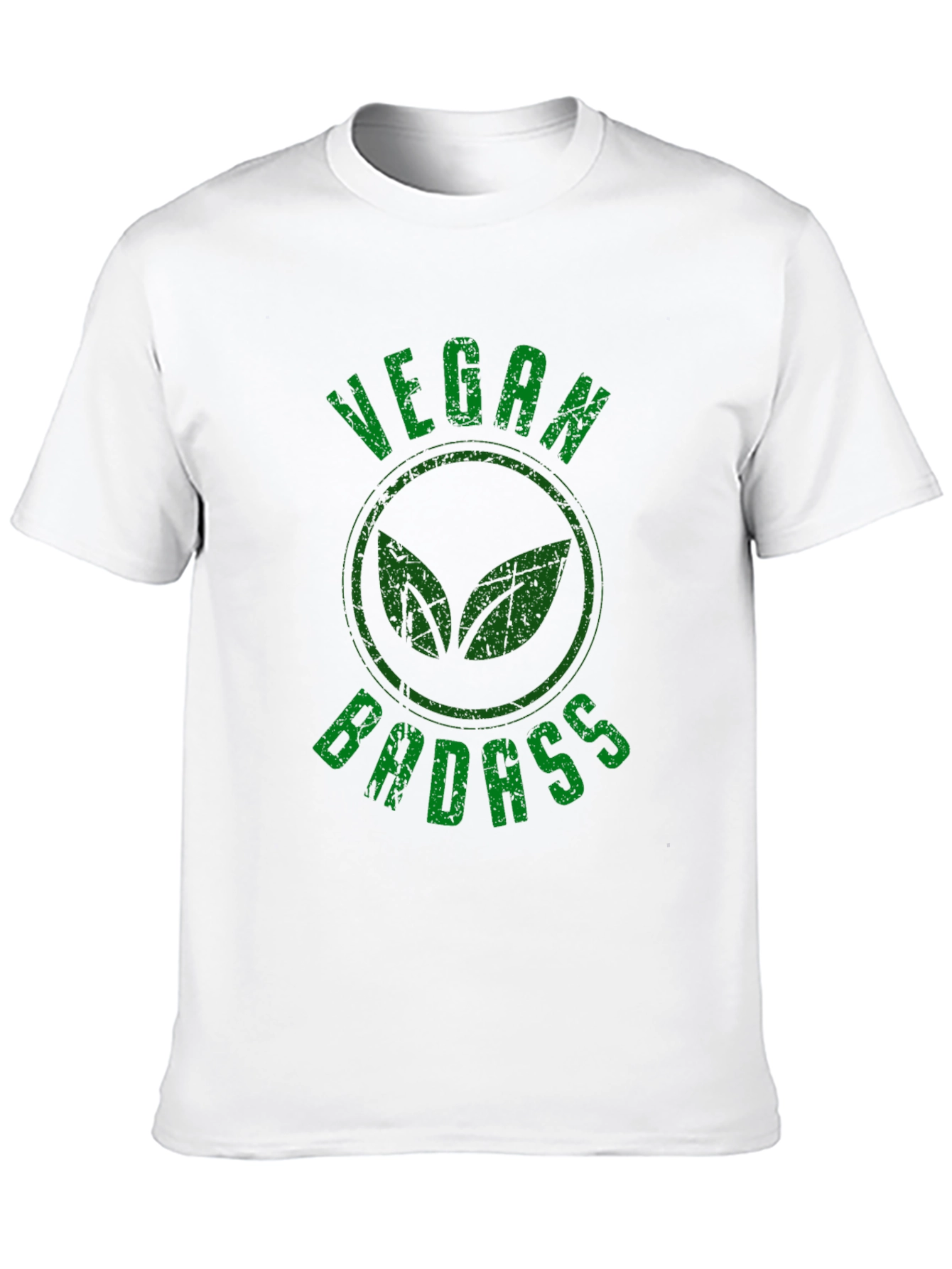 Vegan Badass Graphic T-Shirt - Black