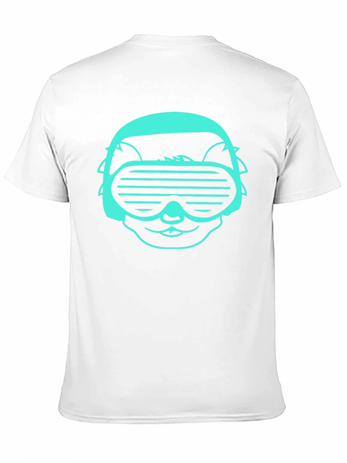 Cool Cat DJ Graphic Tee - Black T-Shirt