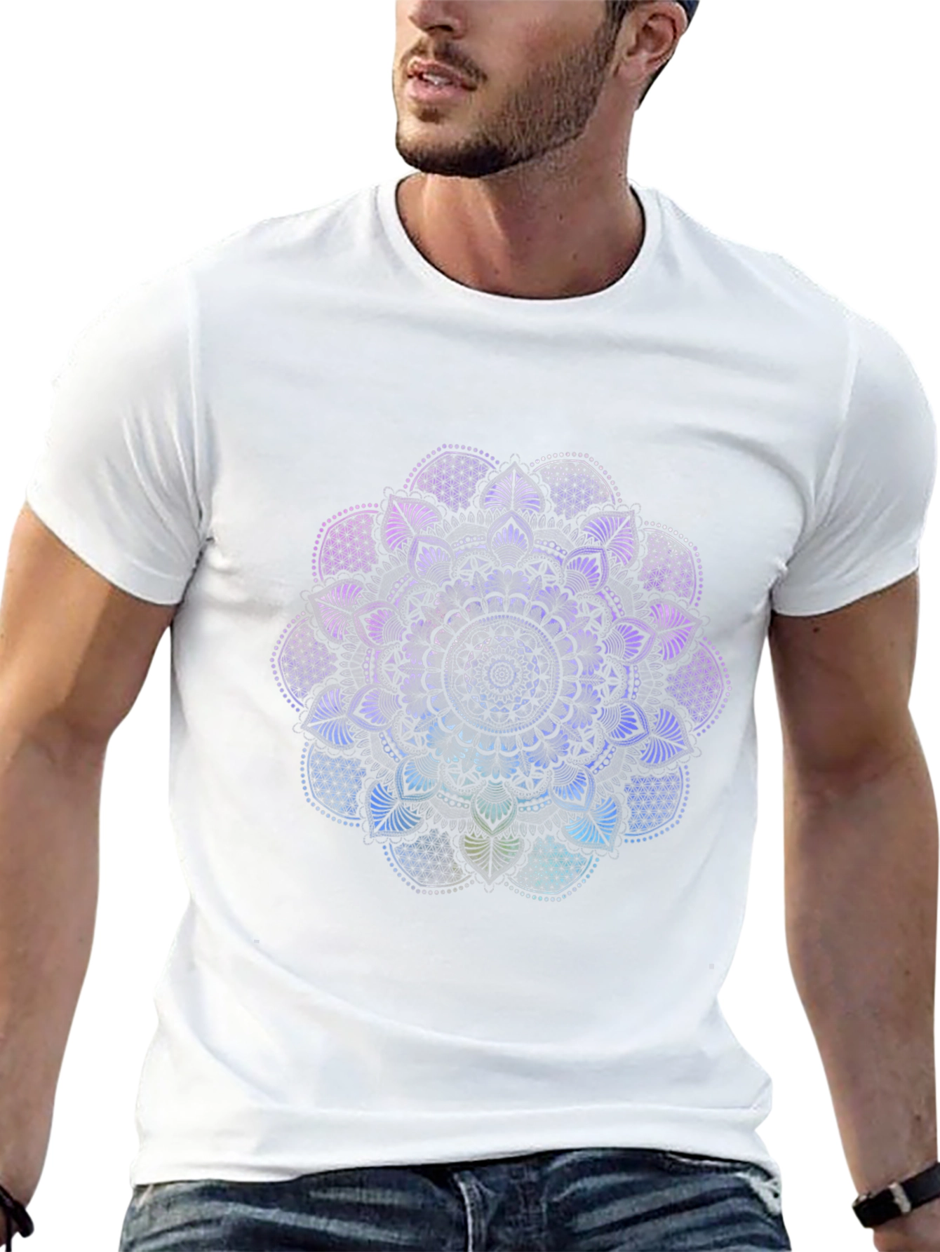 Mandala Graphic Black T-Shirt
