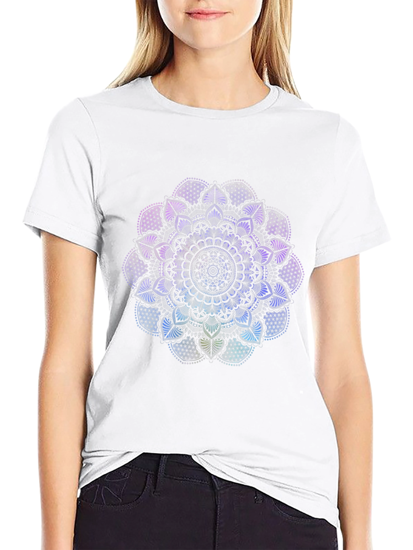 Mandala Graphic Black T-Shirt