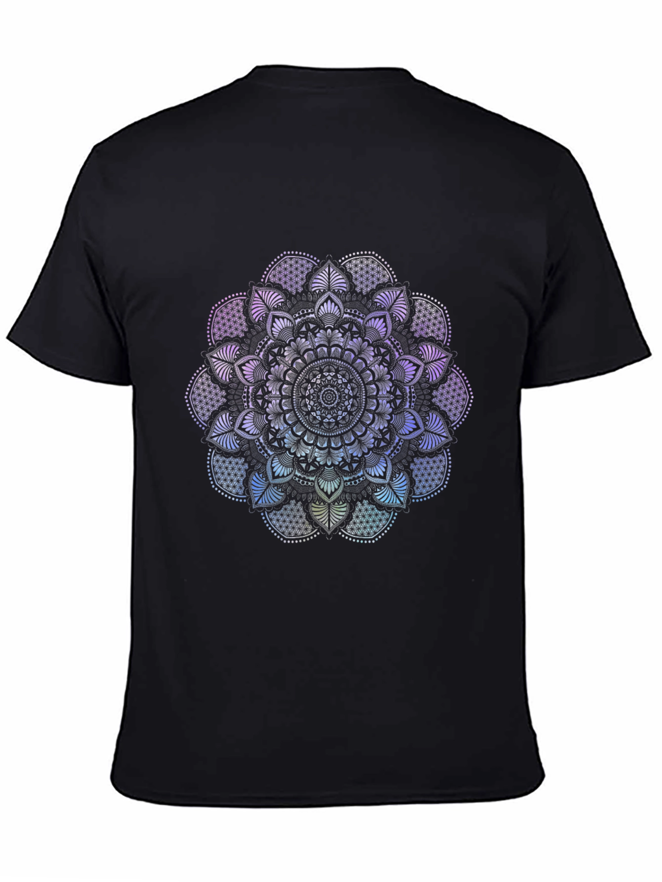 Mandala Graphic Black T-Shirt