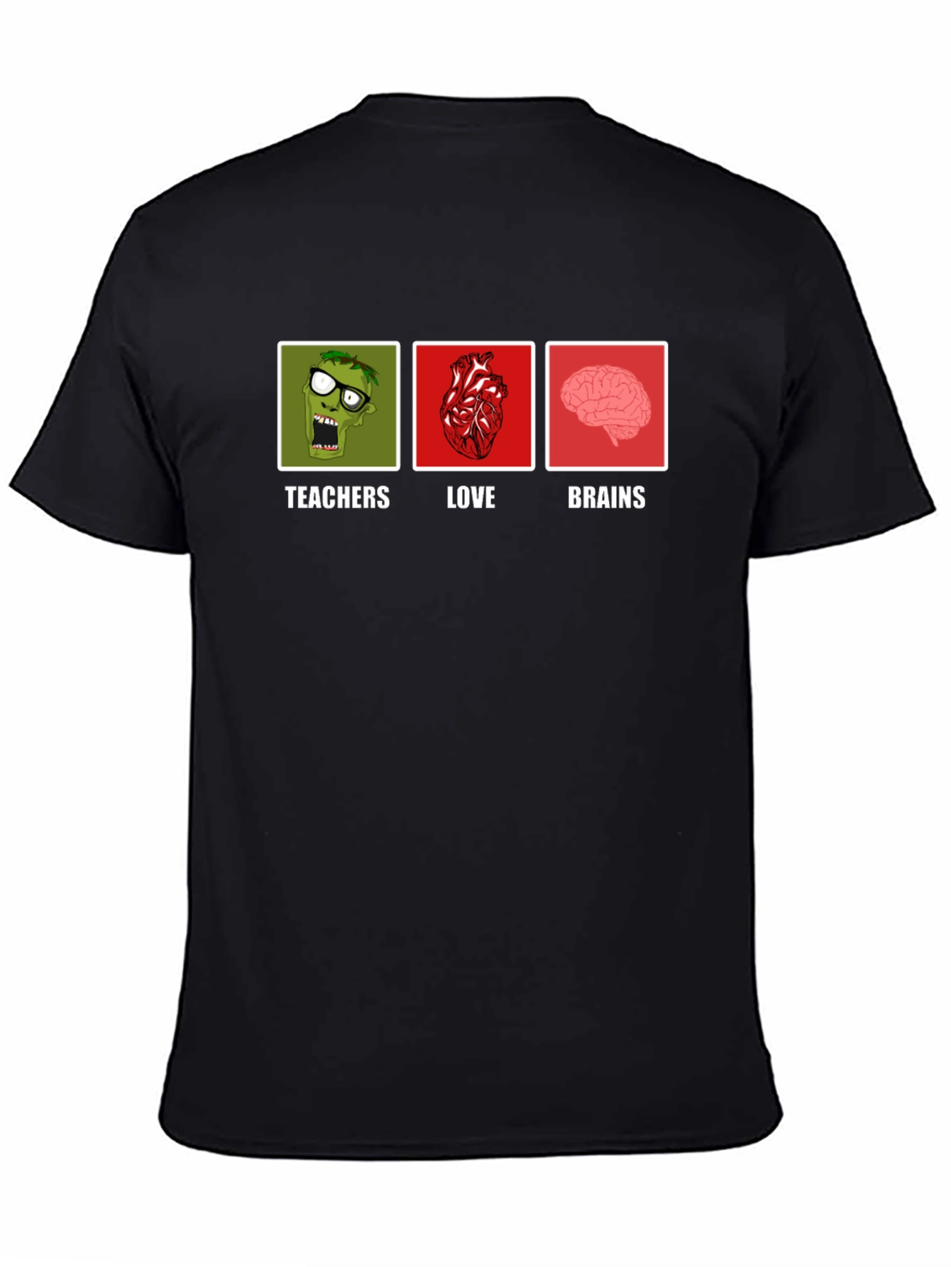 Teachers Love Brains Graphic T-Shirt