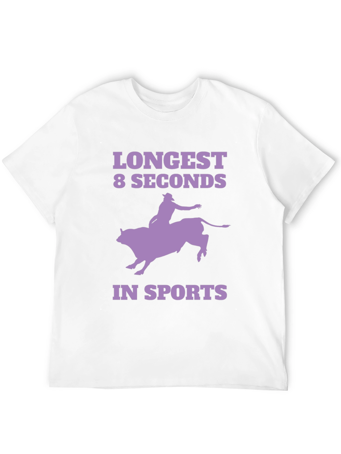 Longest 8 Seconds T-Shirt - Rodeo Bull Riding Tee