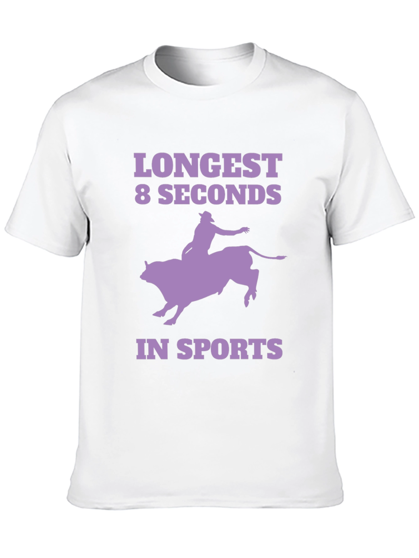 Longest 8 Seconds T-Shirt - Rodeo Bull Riding Tee