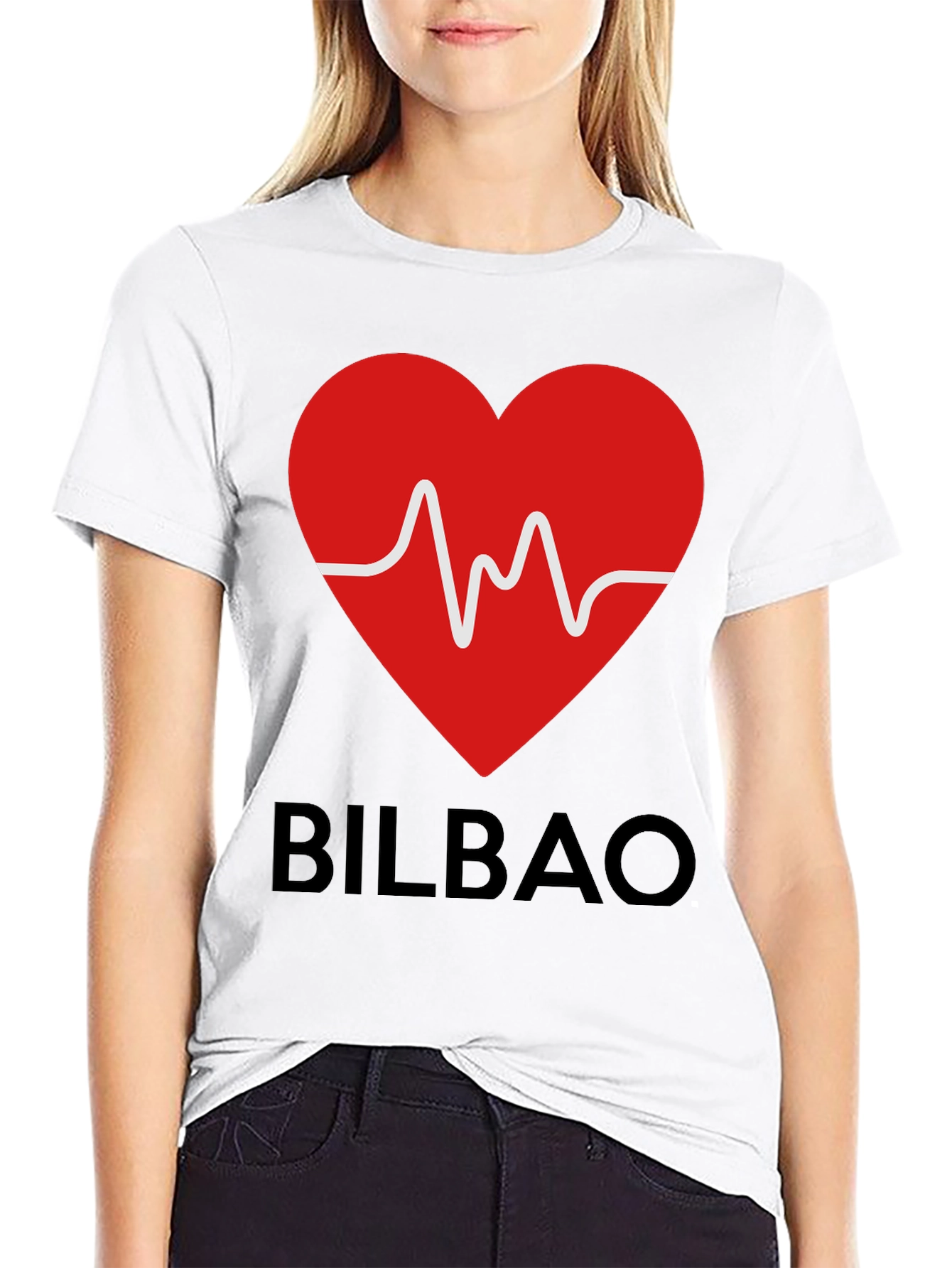 I Love Bilbao T-Shirt - Heartbeat Design
