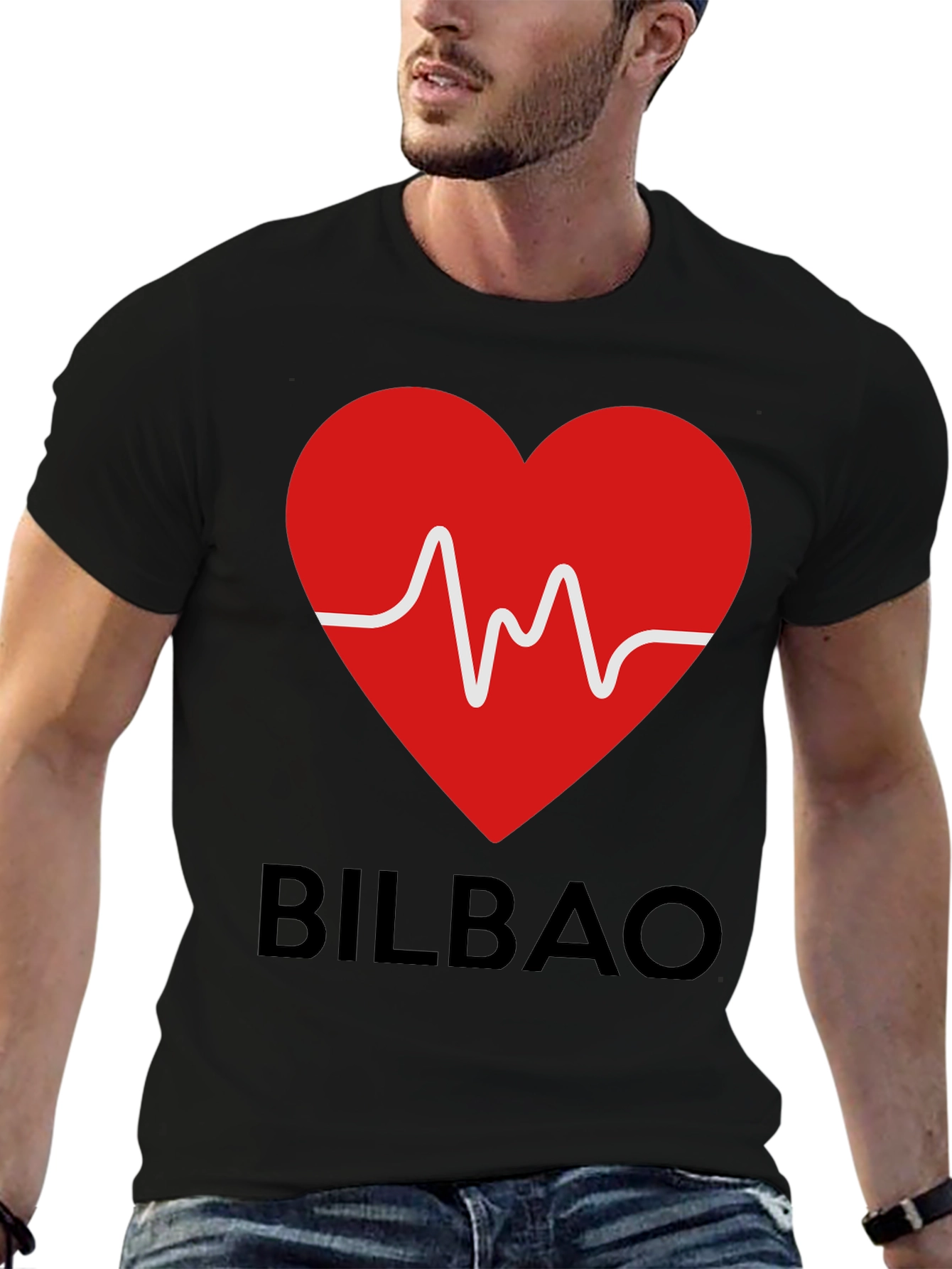 I Love Bilbao T-Shirt - Heartbeat Design