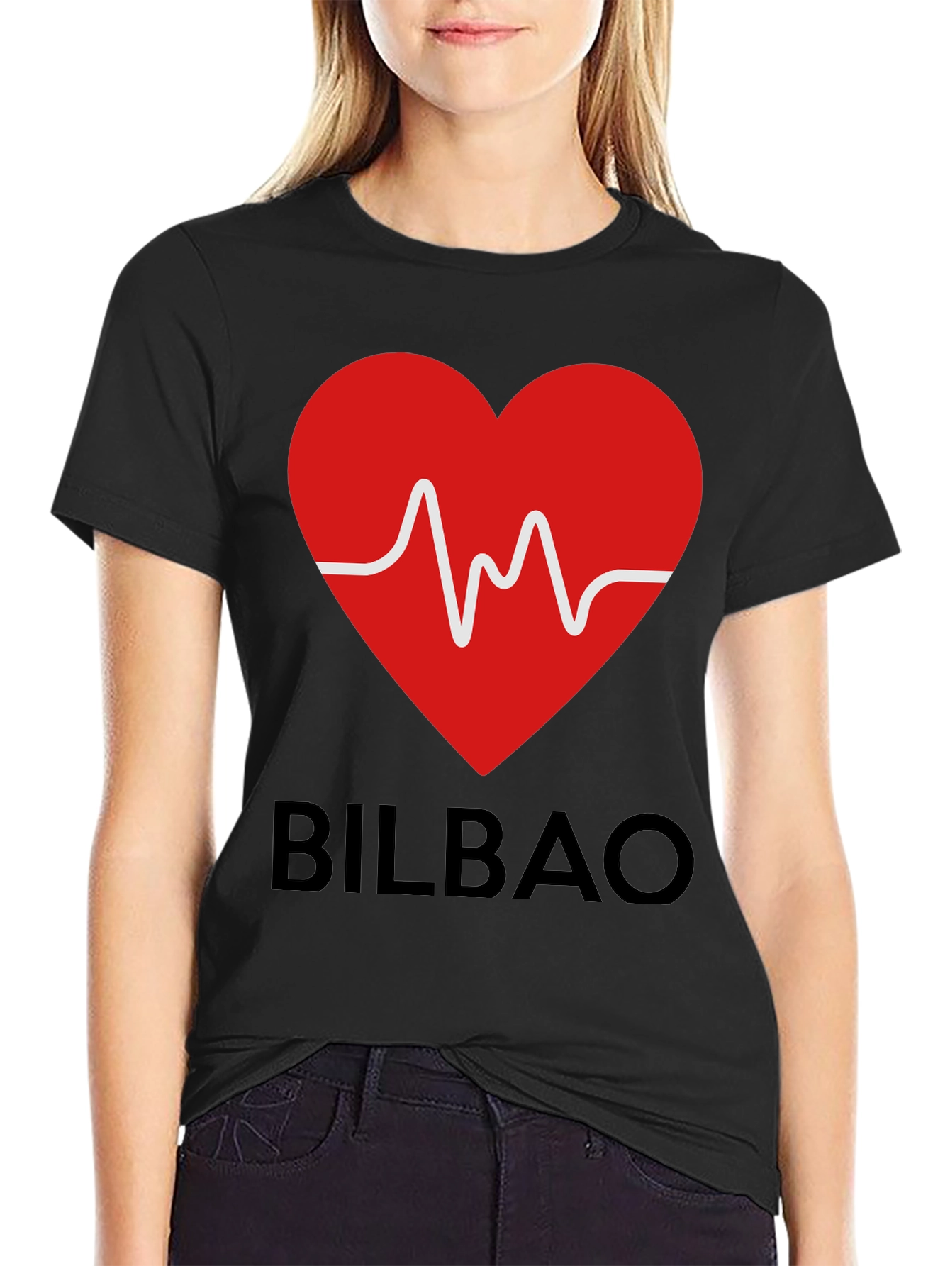 I Love Bilbao T-Shirt - Heartbeat Design