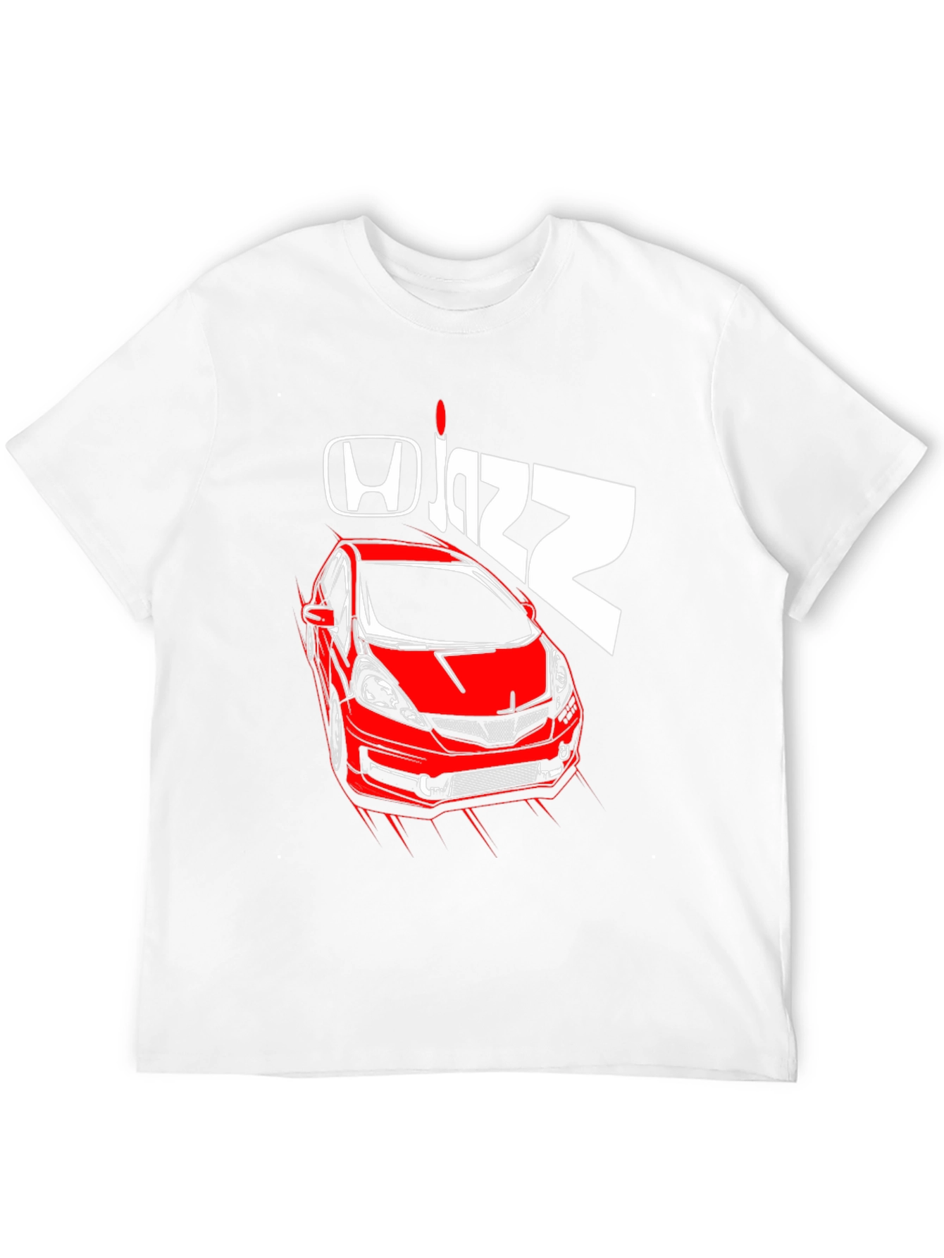 Honda Jazz Car Graphic T-Shirt - Black