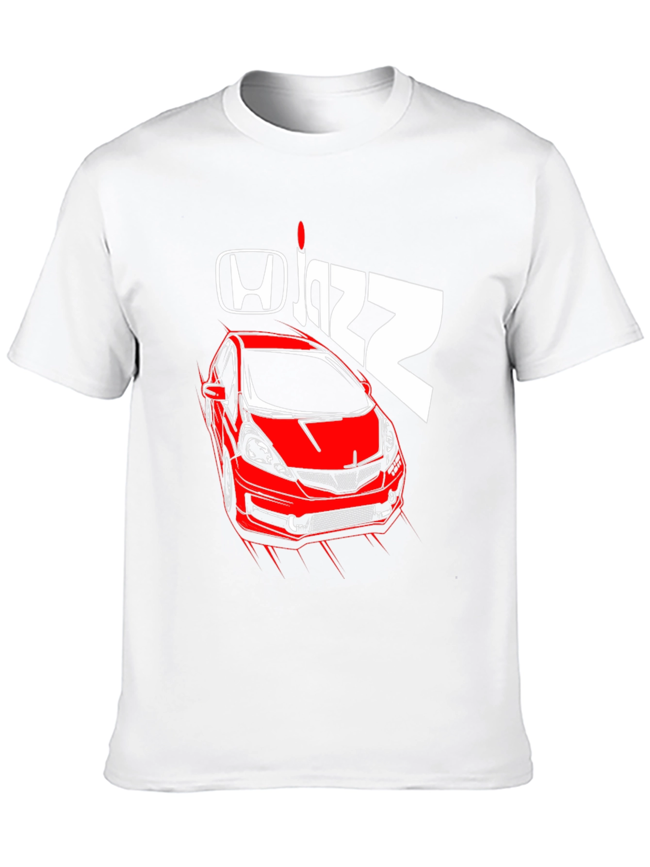 Honda Jazz Car Graphic T-Shirt - Black
