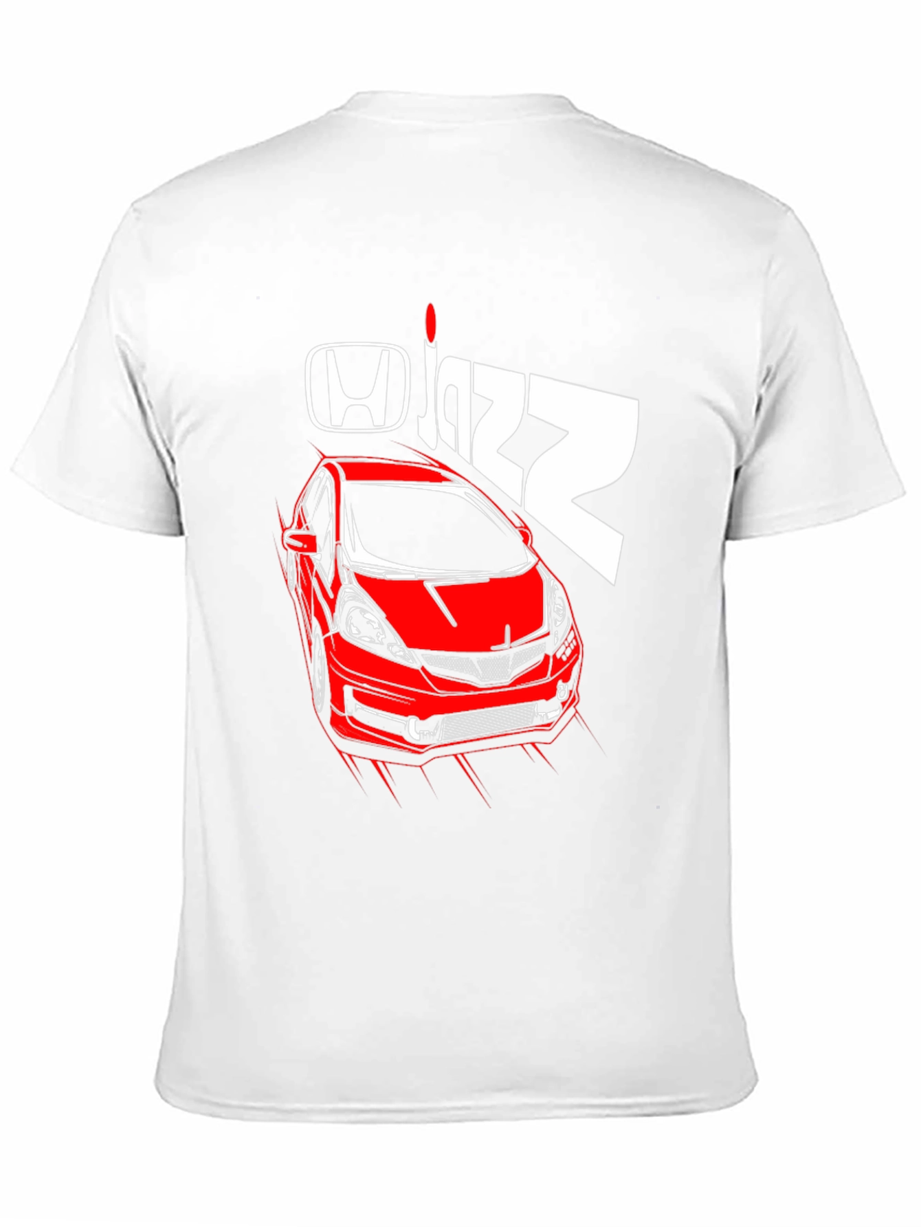 Honda Jazz Car Graphic T-Shirt - Black