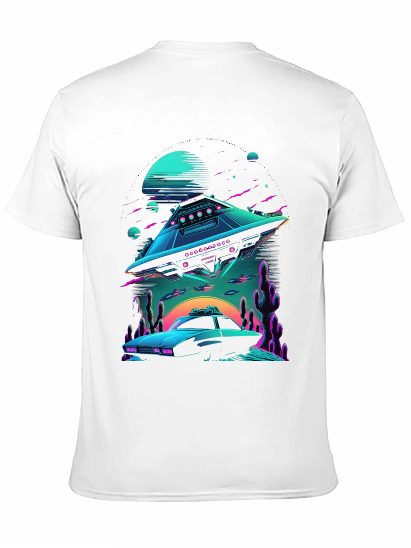 Retro Sci-Fi UFO T-Shirt