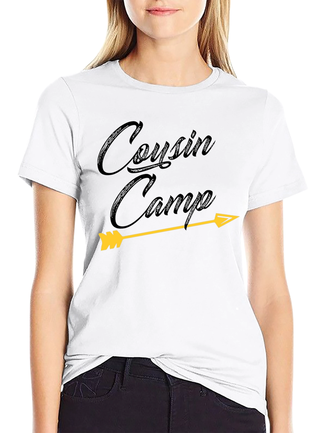 Cousin Camp Arrow T-Shirt - Unisex Black Tee