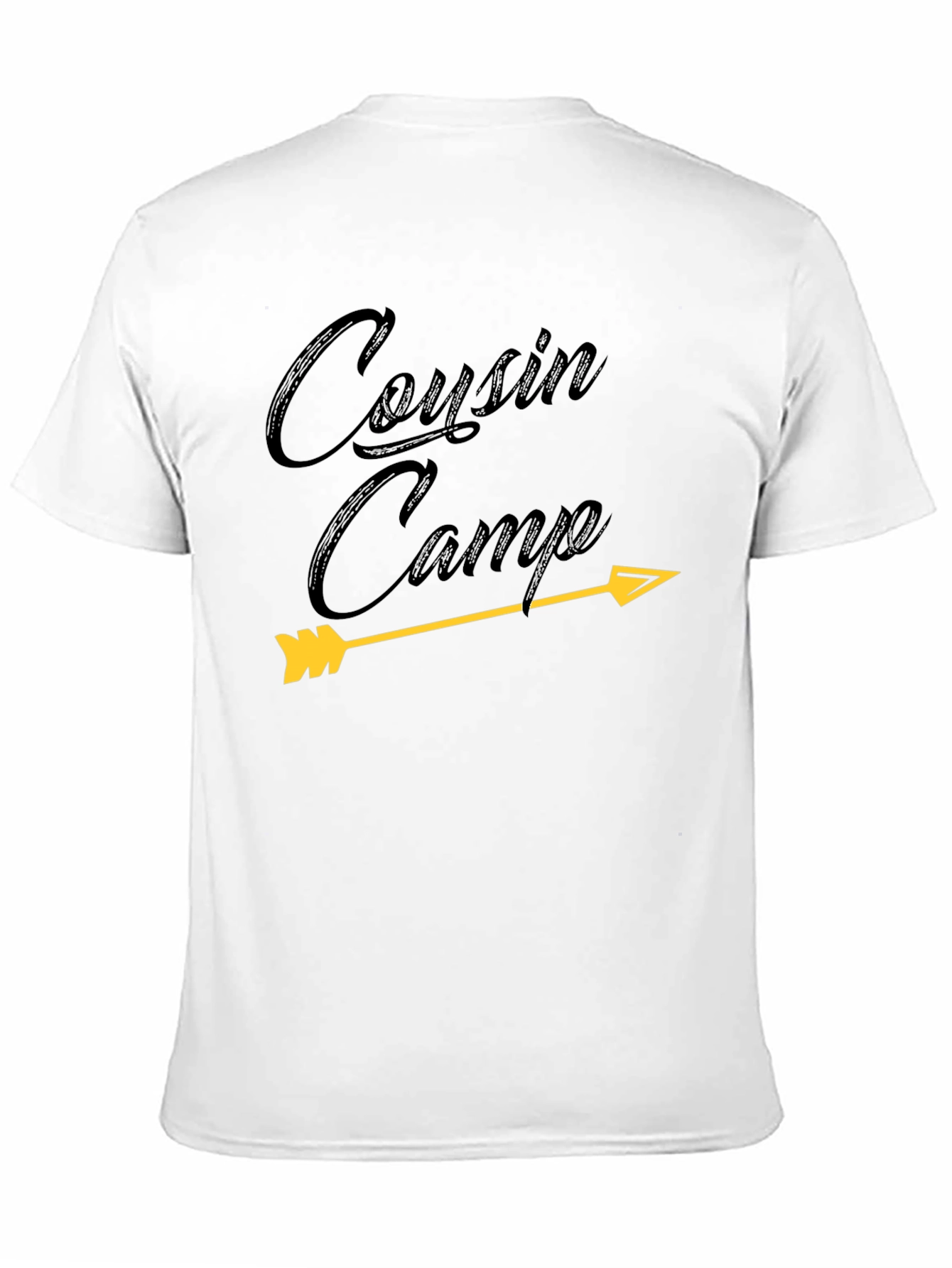 Cousin Camp Arrow T-Shirt - Unisex Black Tee