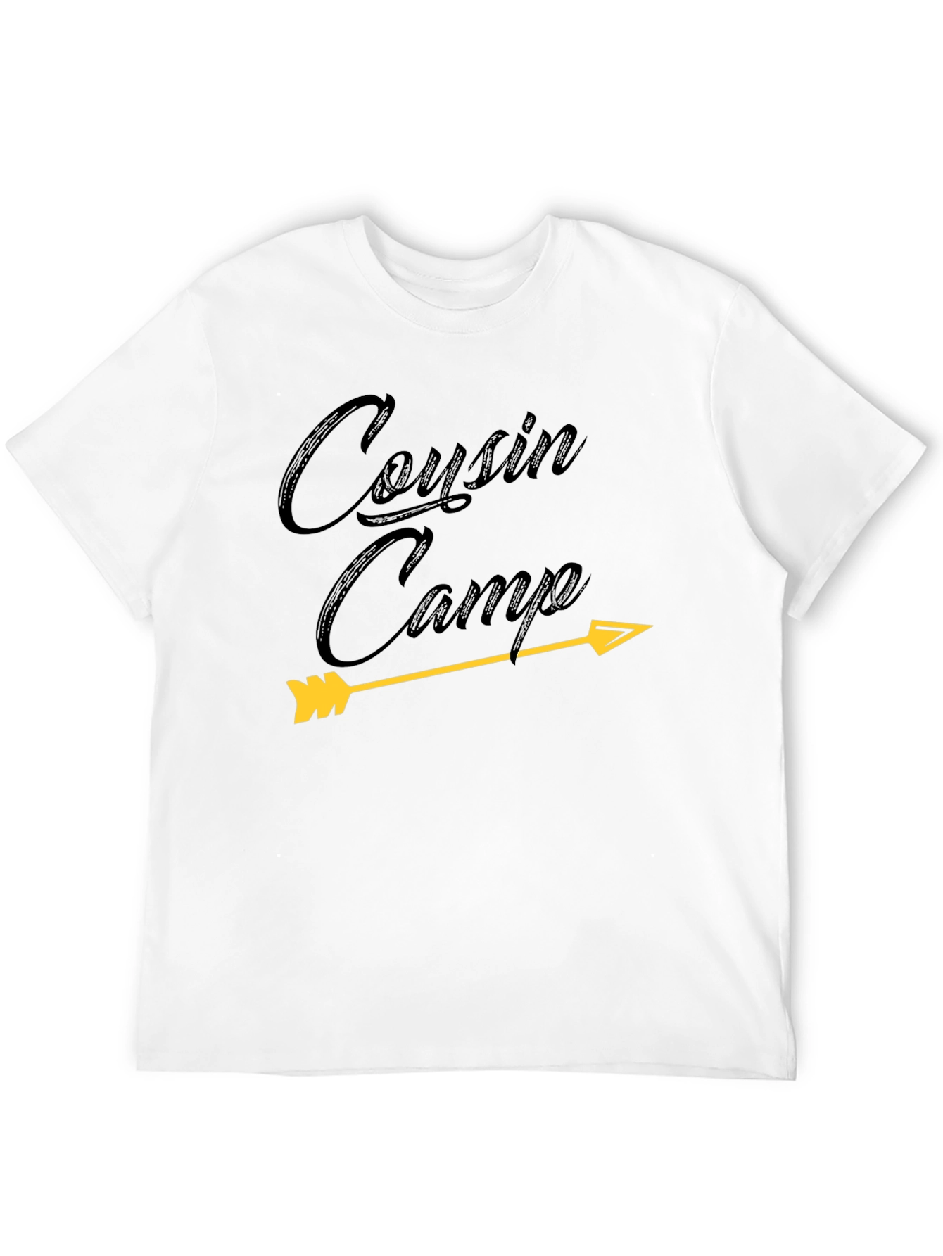 Cousin Camp Arrow T-Shirt - Unisex Black Tee