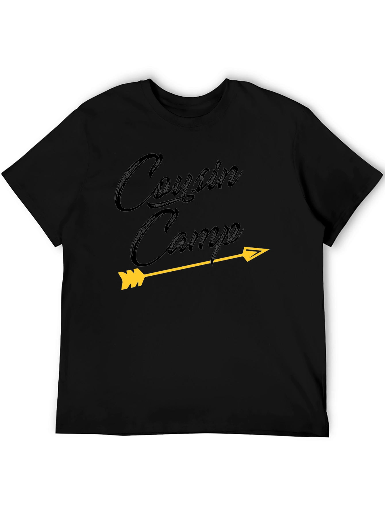 Cousin Camp Arrow T-Shirt - Unisex Black Tee