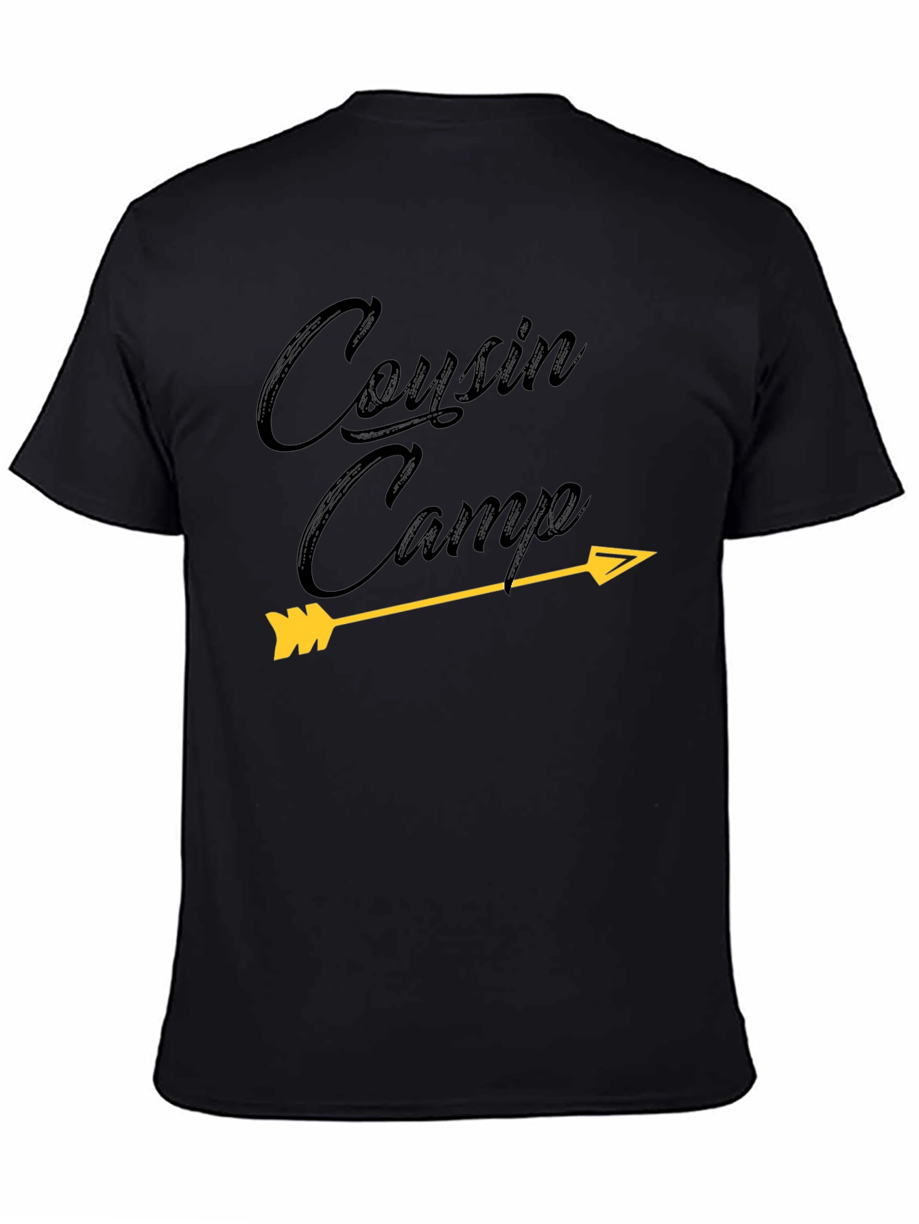 Cousin Camp Arrow T-Shirt - Unisex Black Tee