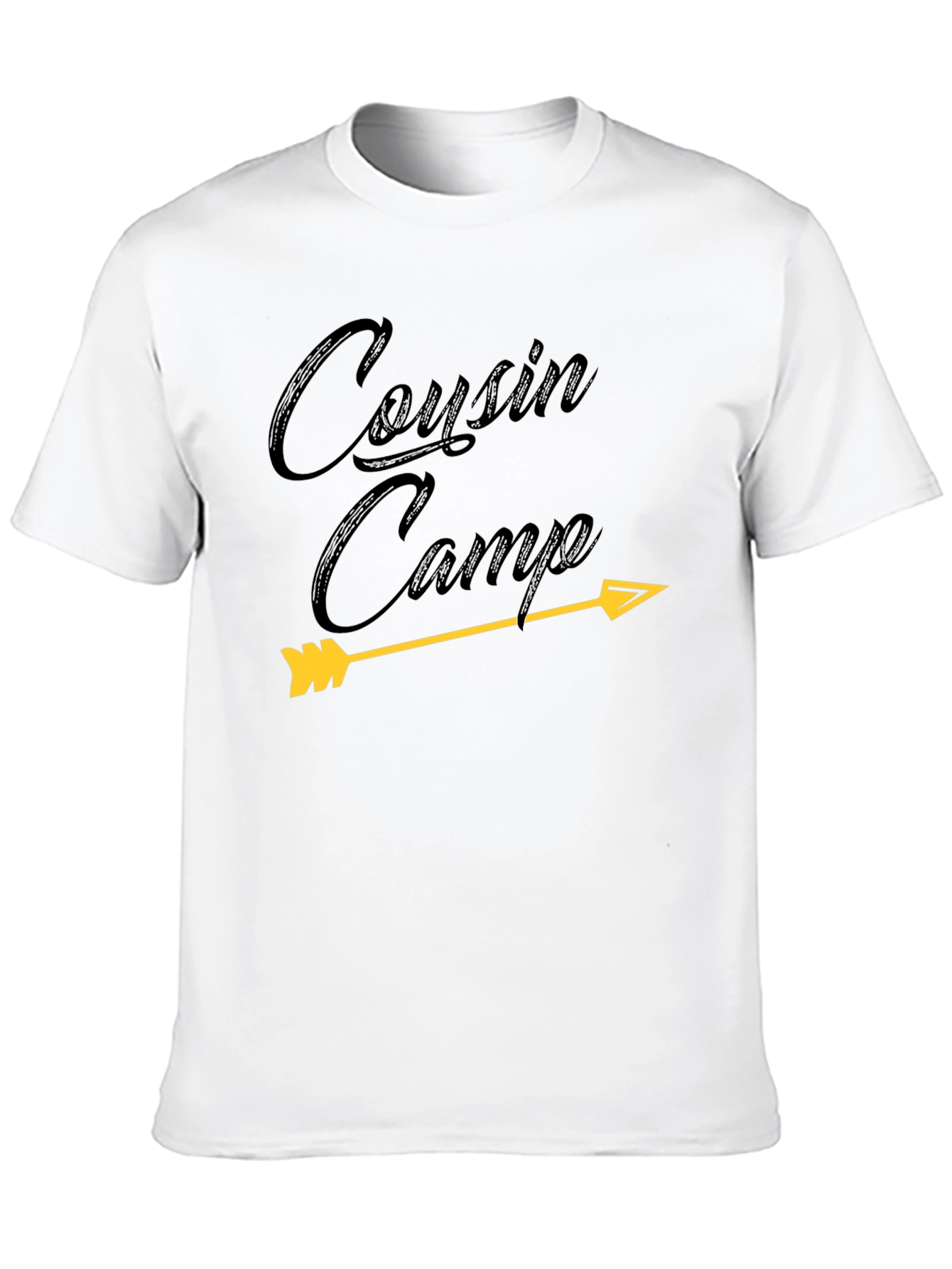 Cousin Camp Arrow T-Shirt - Unisex Black Tee